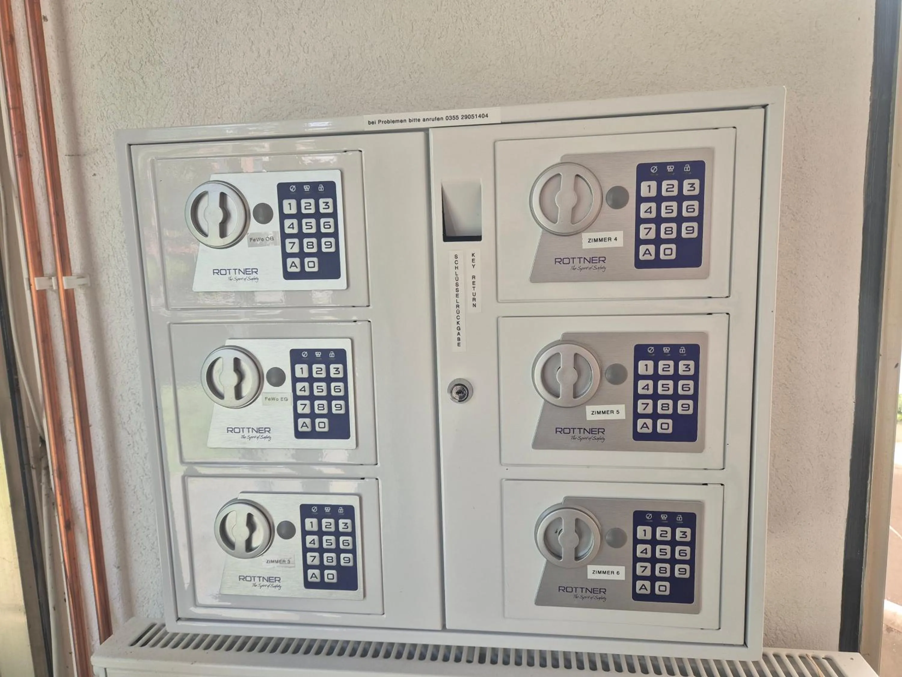 safe in Pension Markgrafenmühle