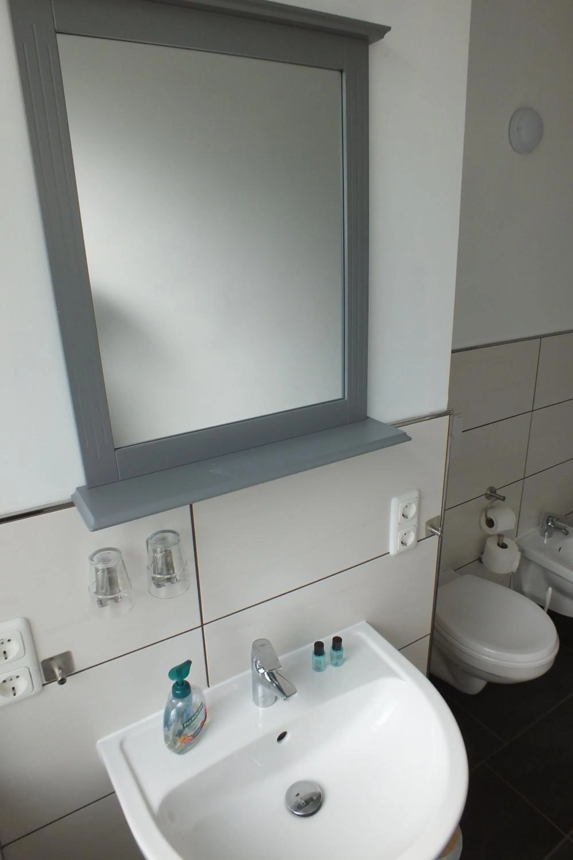 Toilet in Pension Markgrafenmühle