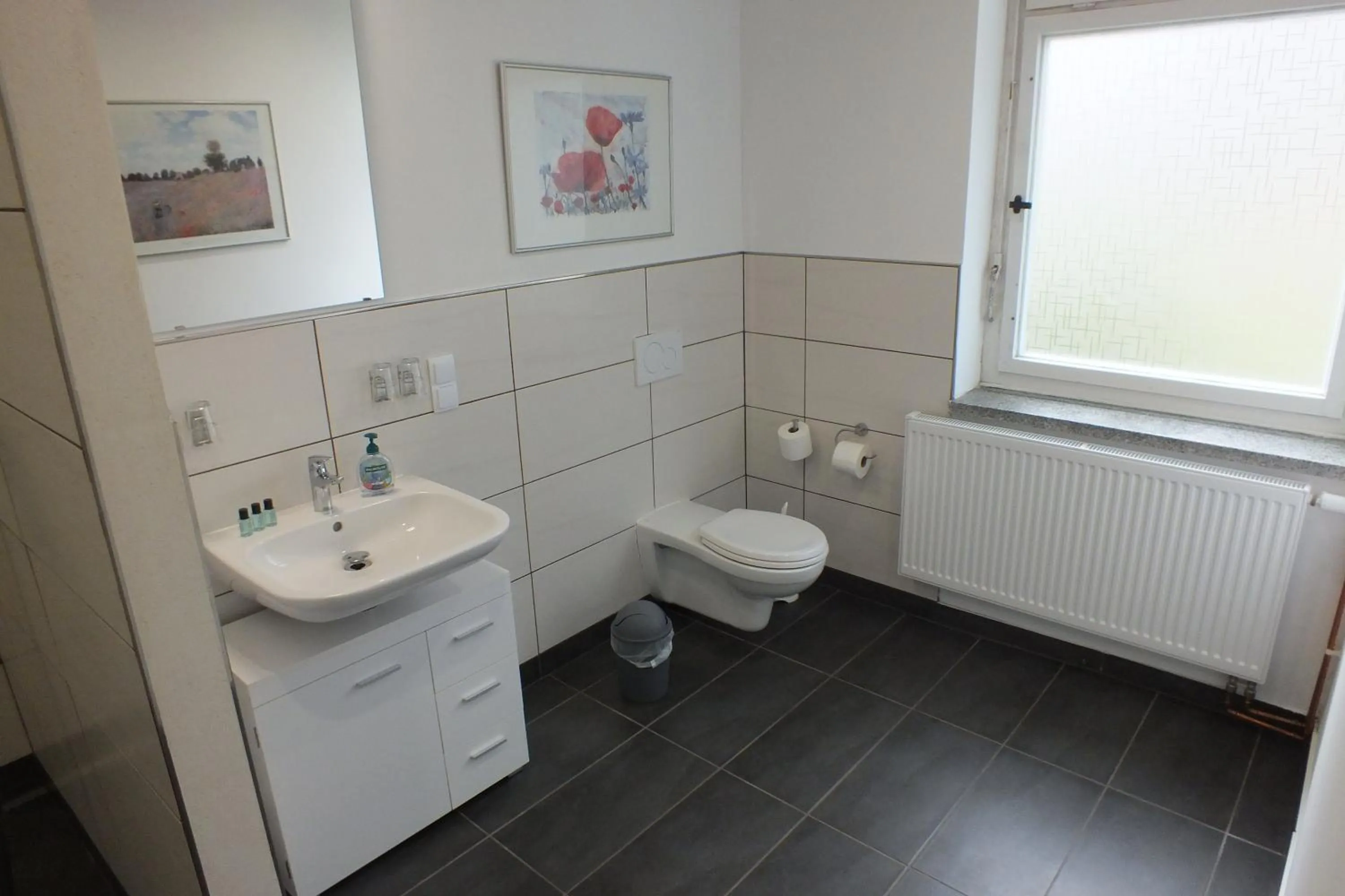 Toilet in Pension Markgrafenmühle