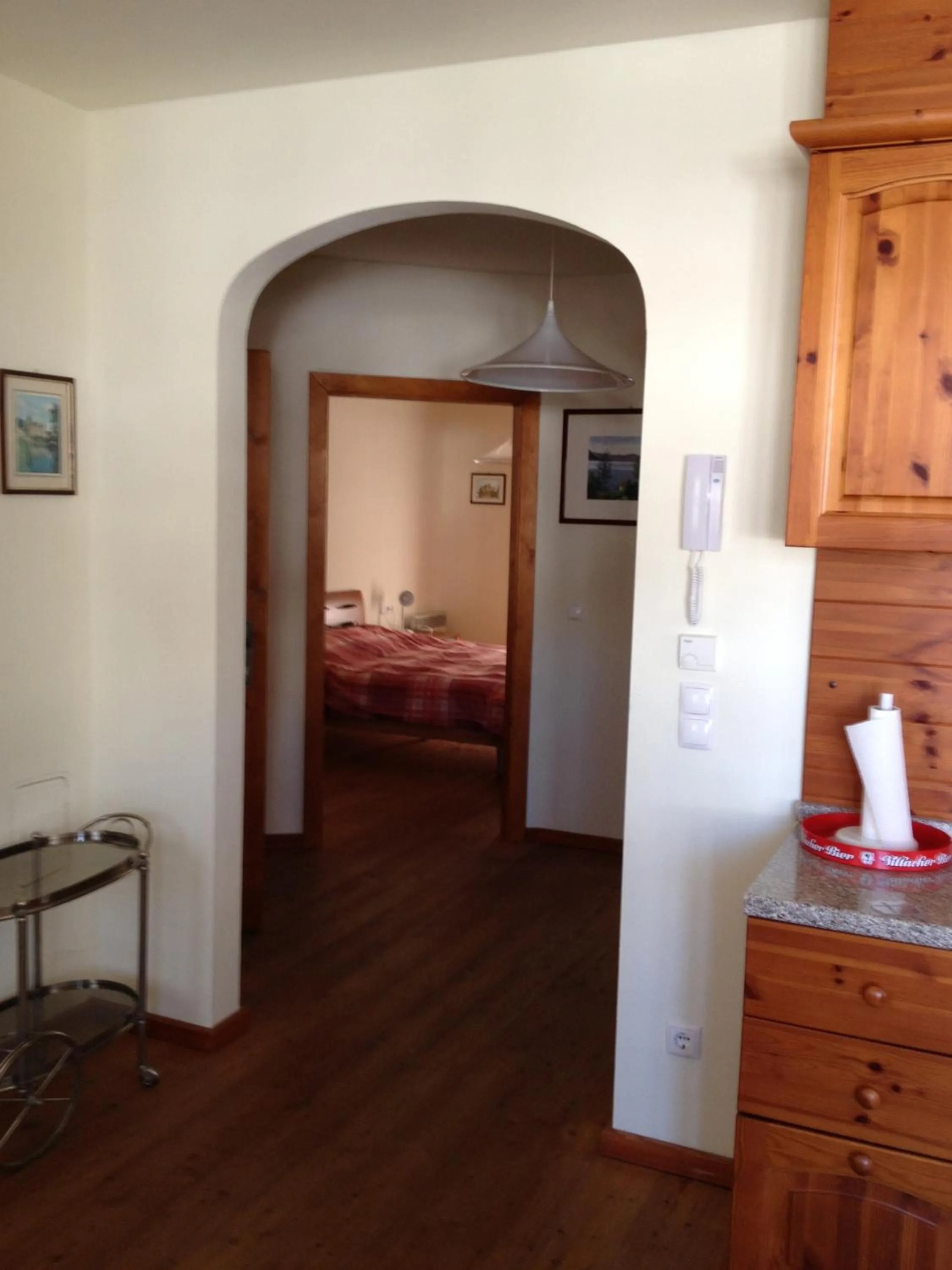 Living room, Bed in Appartement Colussi
