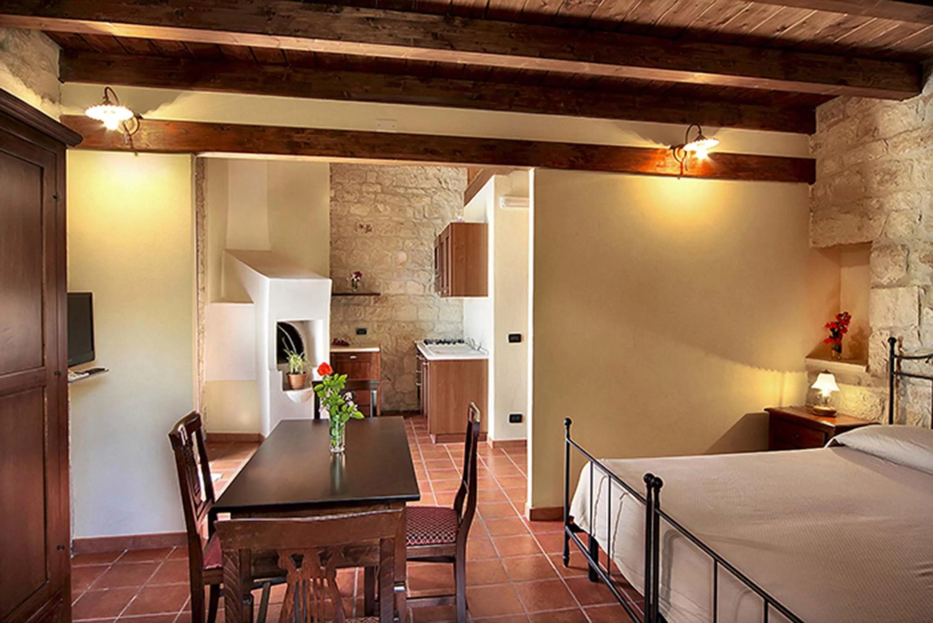 Kitchen or kitchenette in Agriturismo Il Melograno