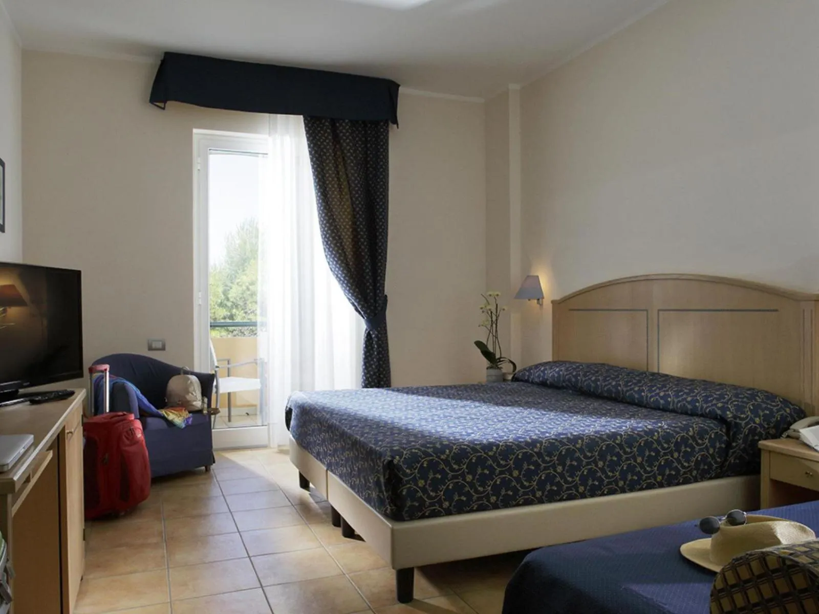 Bed in Hotel I Melograni