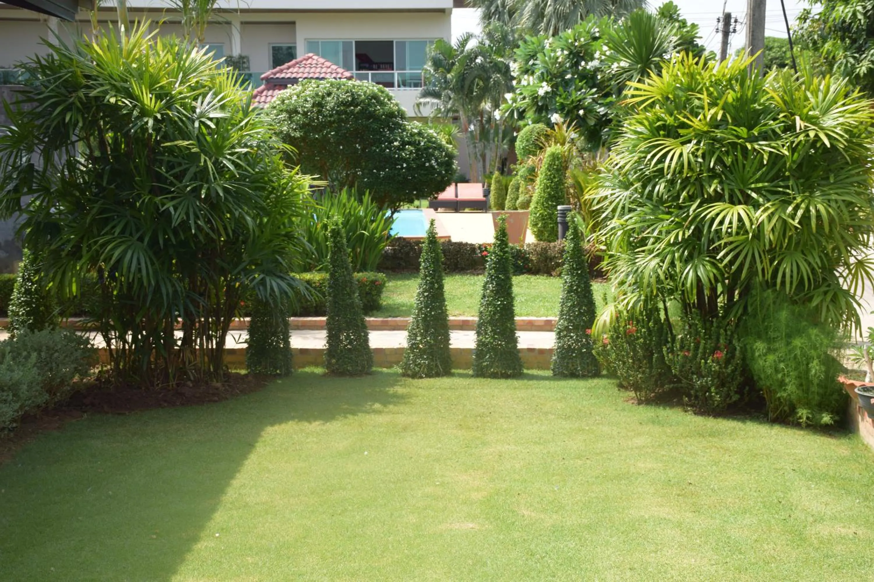 Garden view in Sumali Villa