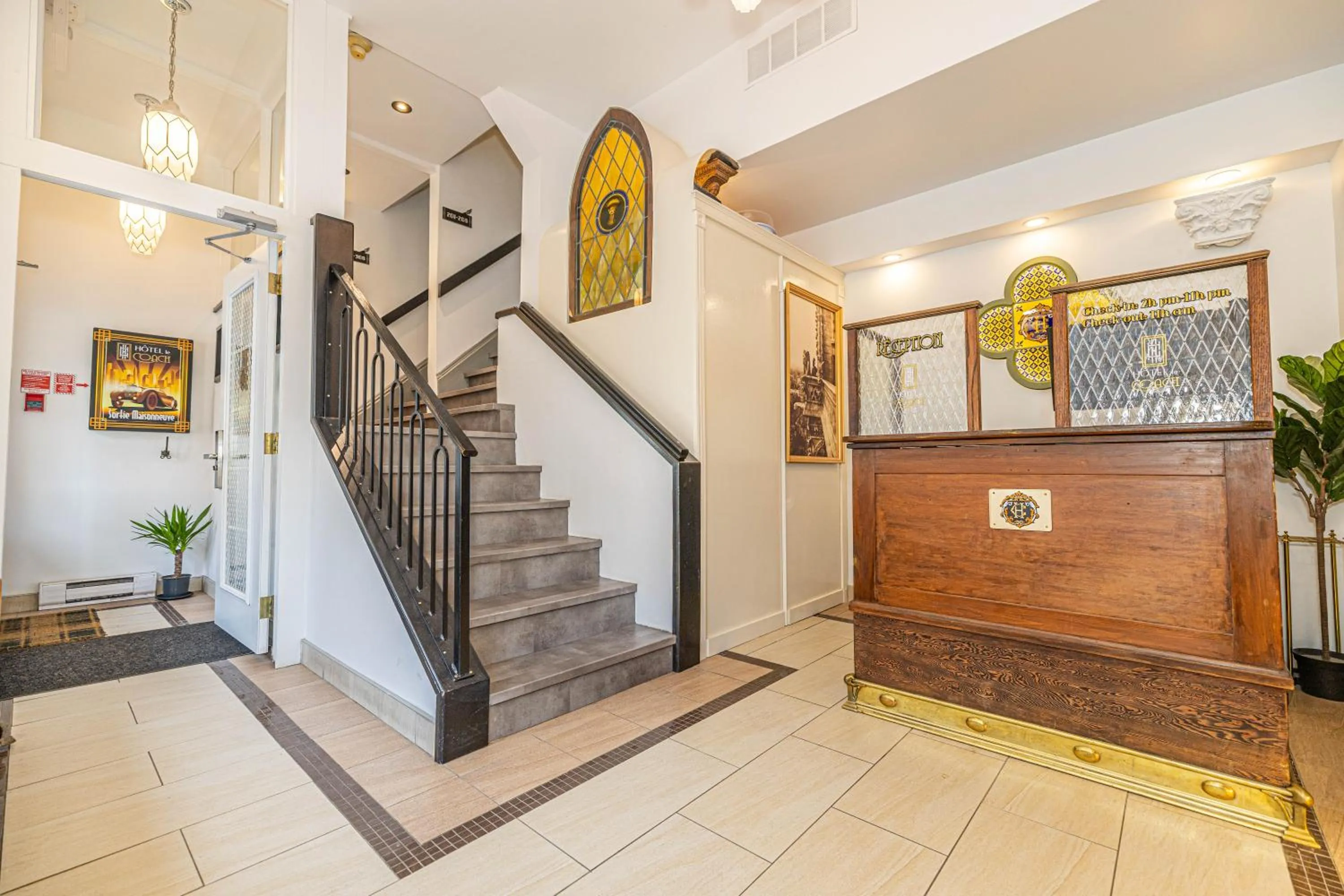 Property building in hotel le coach