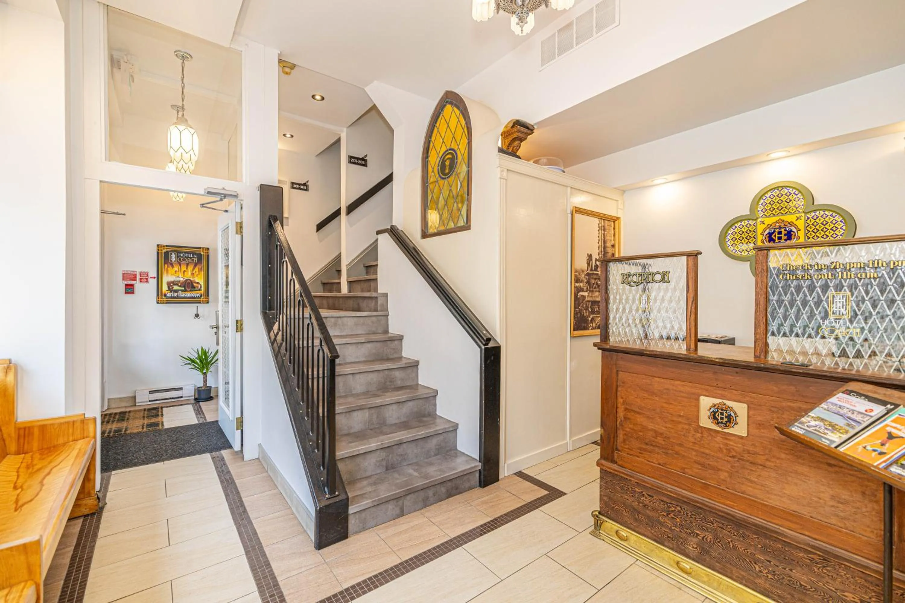 Property building in hotel le coach