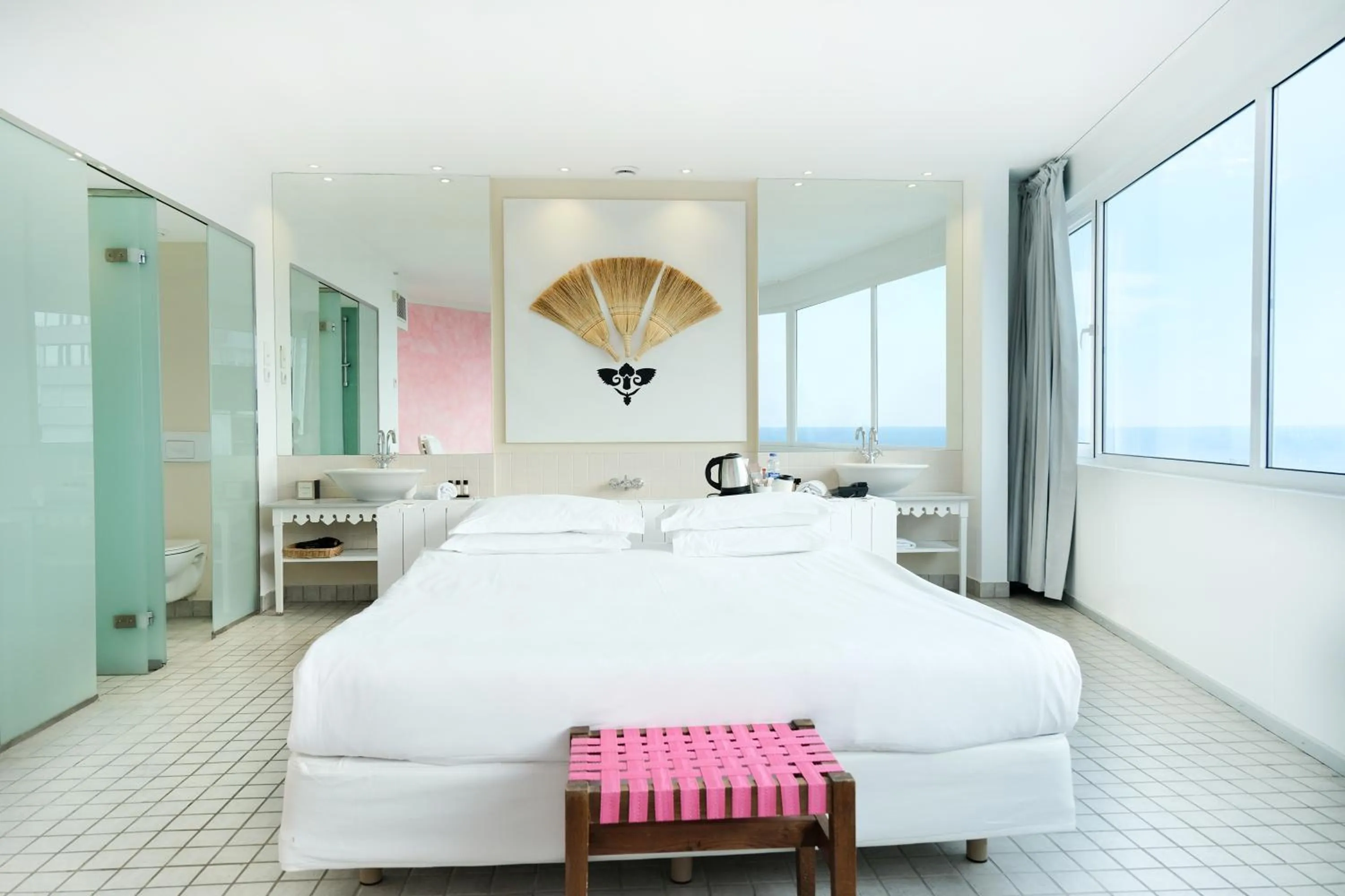 View (from property/room), Bed in The Marmara Antalya