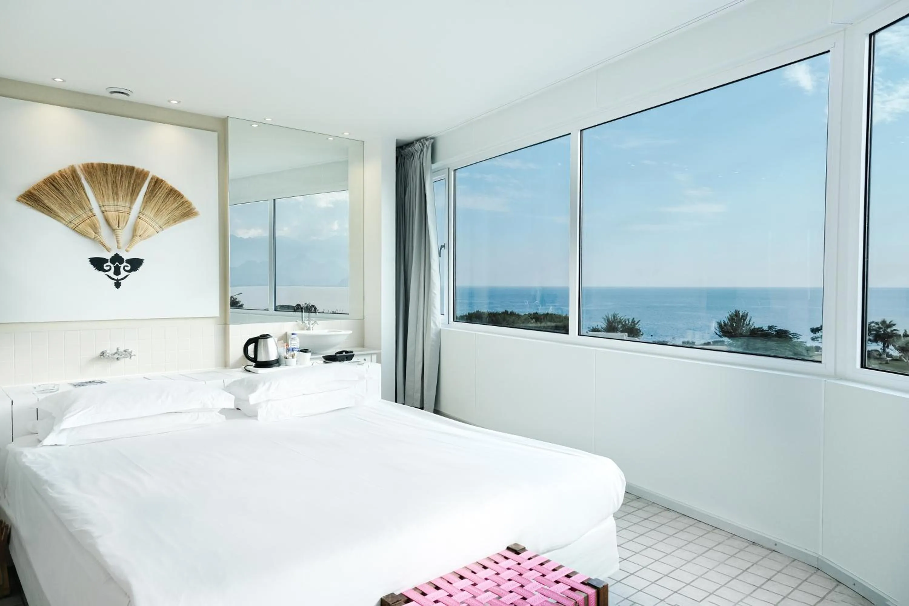 View (from property/room), Bed in The Marmara Antalya