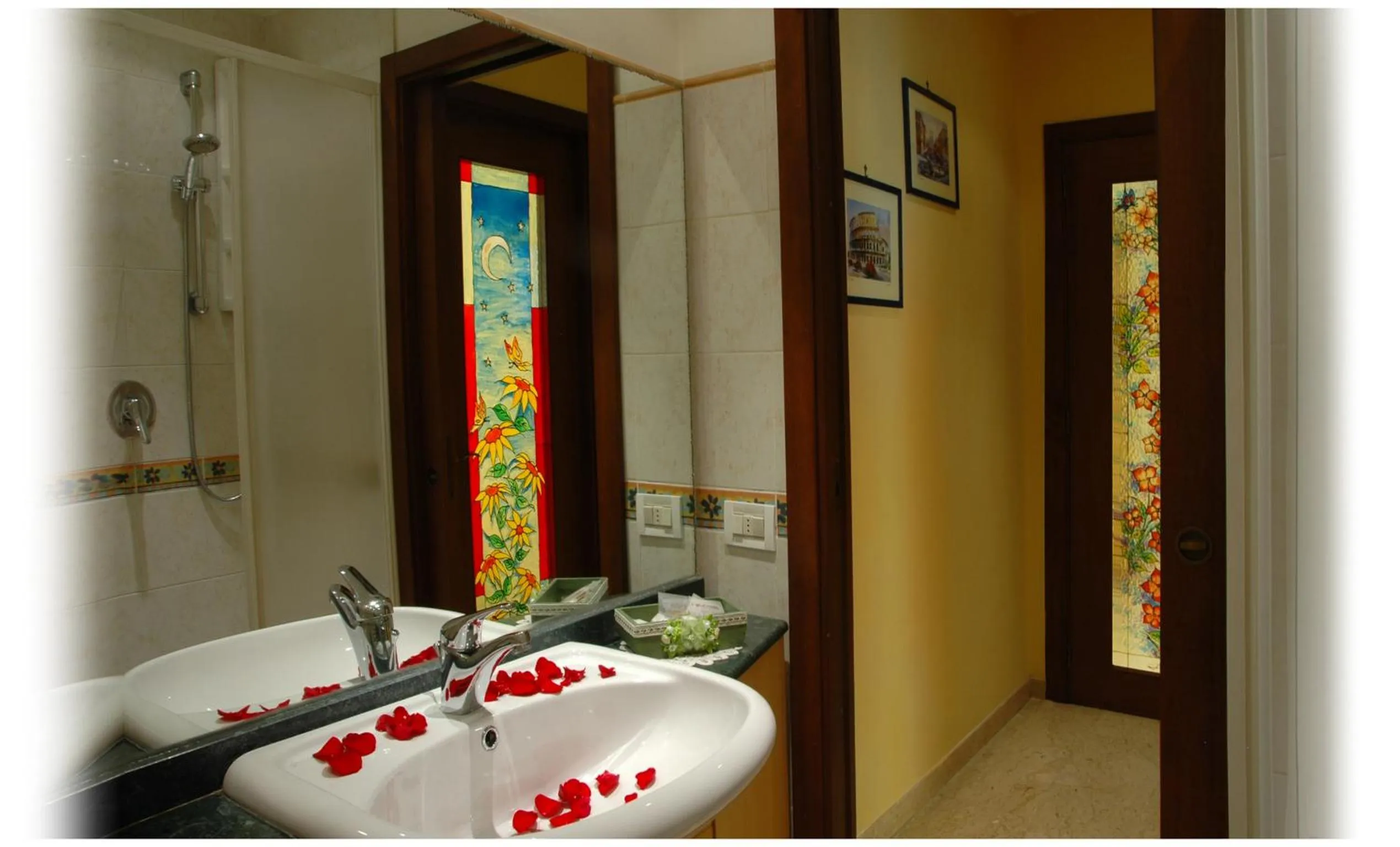 Bathroom in Gaia's Room B&B