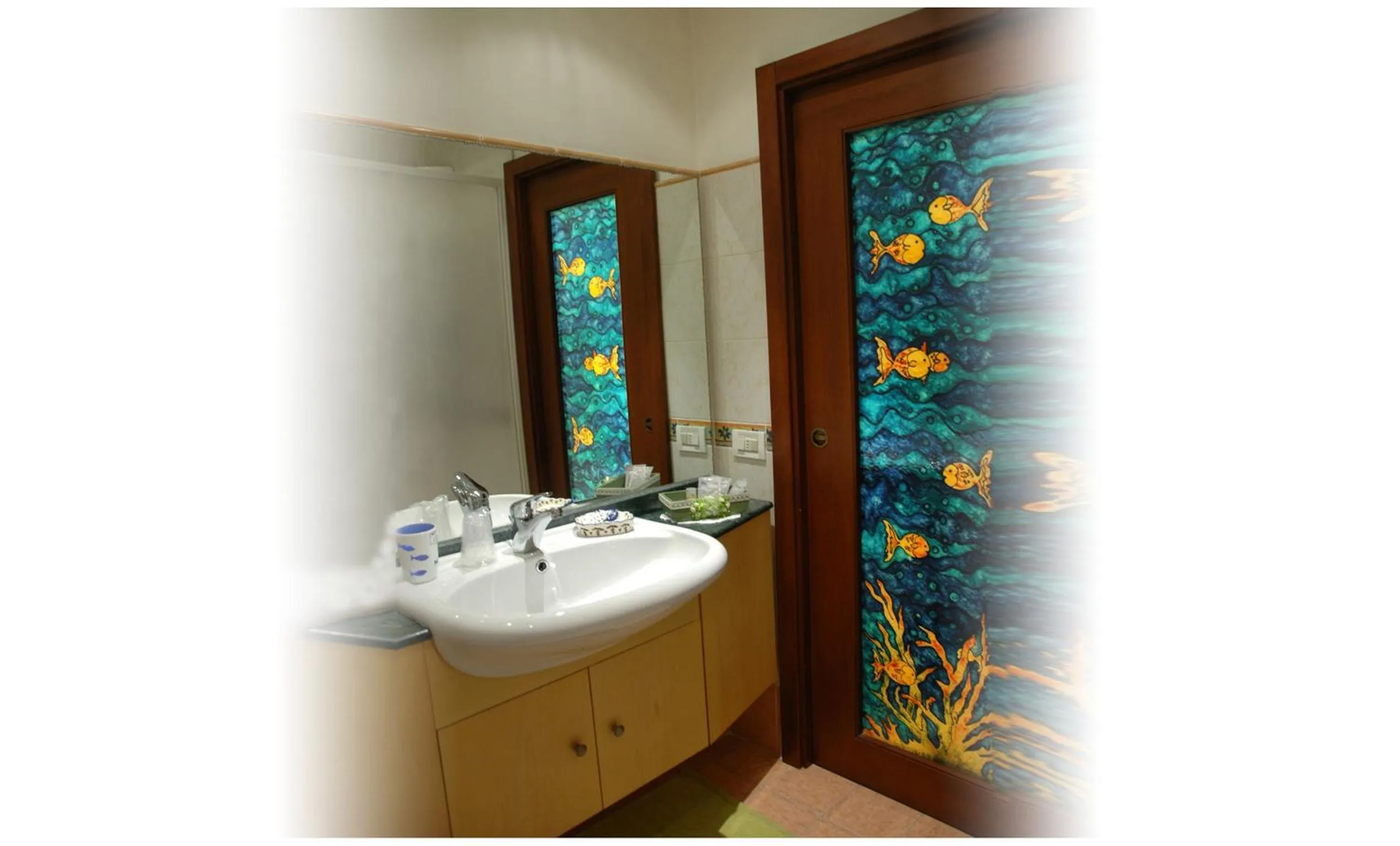 Bathroom in Gaia's Room B&B