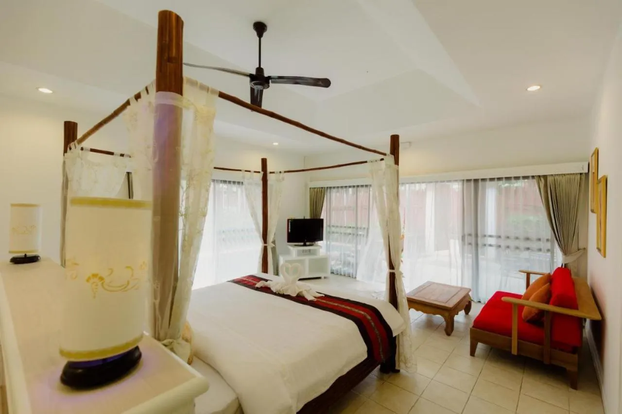 Bed in Villa Raya Resort Private Pool Villas