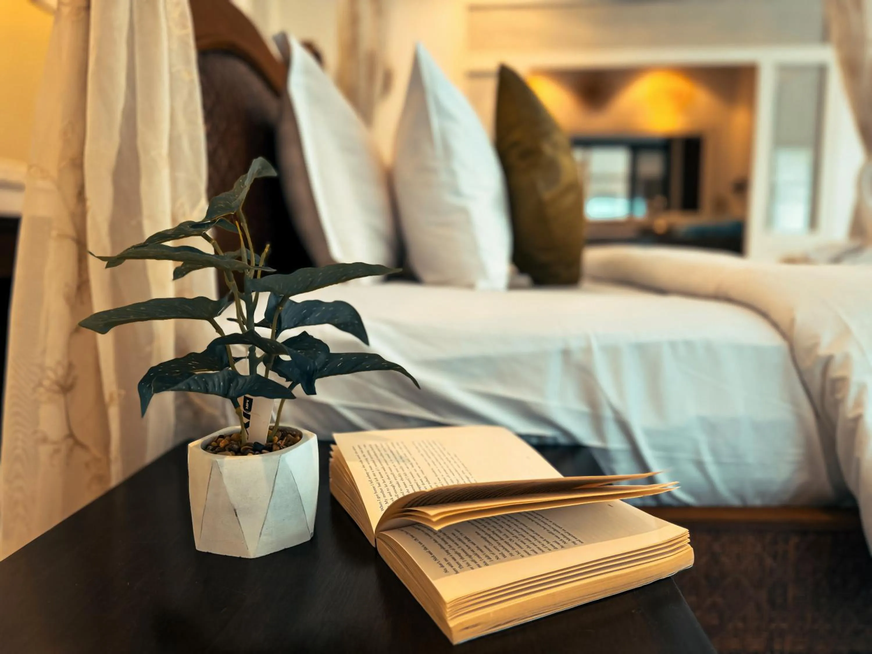 Bed in Villa Raya Resort Private Pool Villas