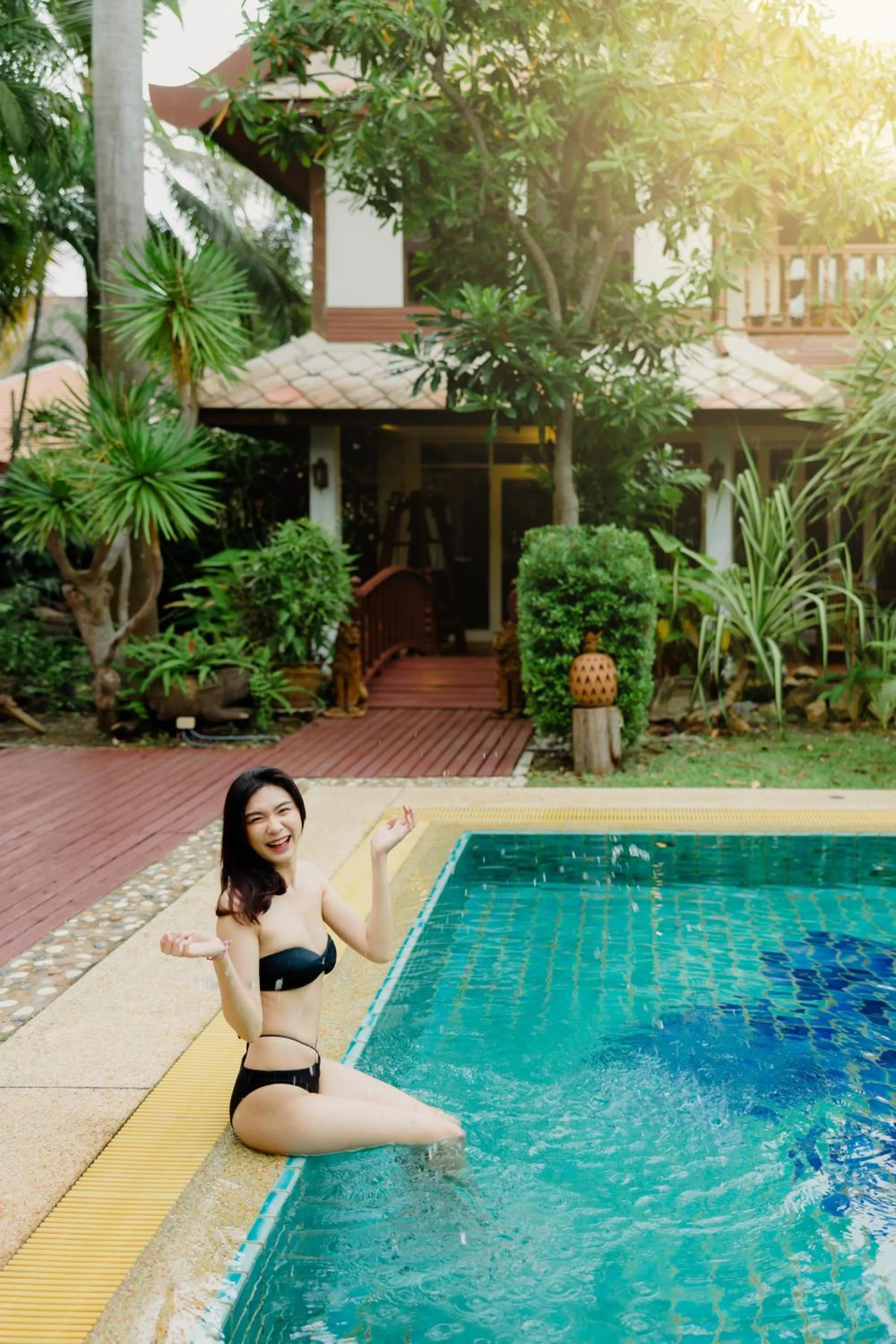 Swimming pool in Villa Raya Resort Private Pool Villas