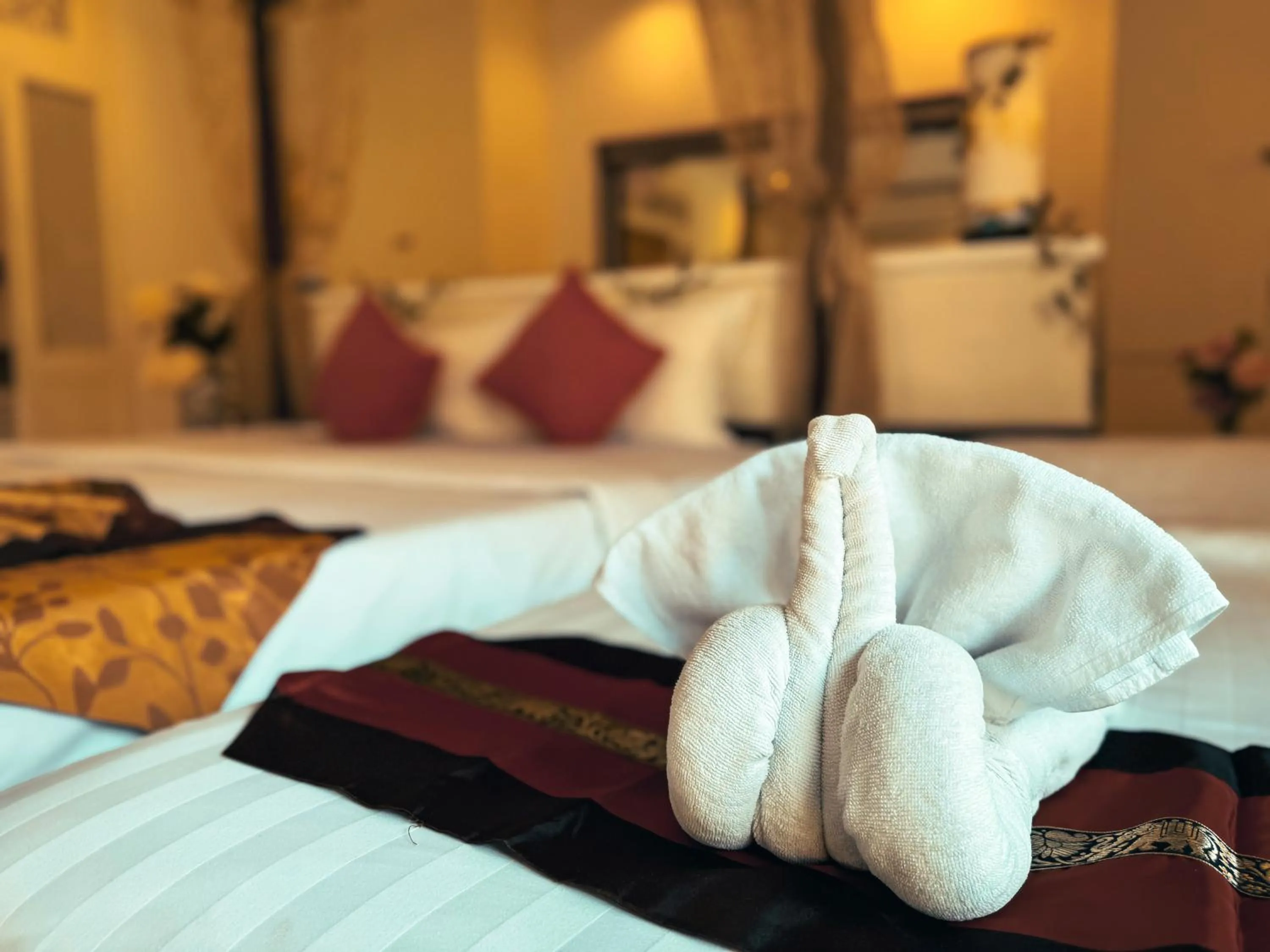 Bedroom, Bed in Villa Raya Resort Private Pool Villas