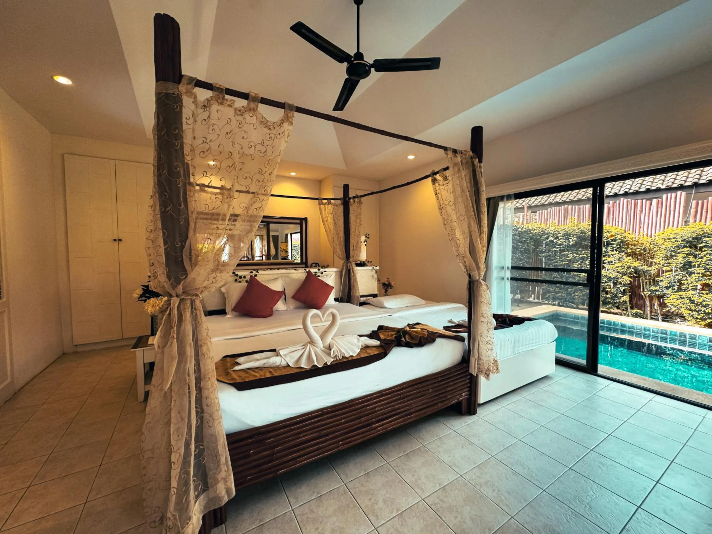 Bedroom, Bed in Villa Raya Resort Private Pool Villas