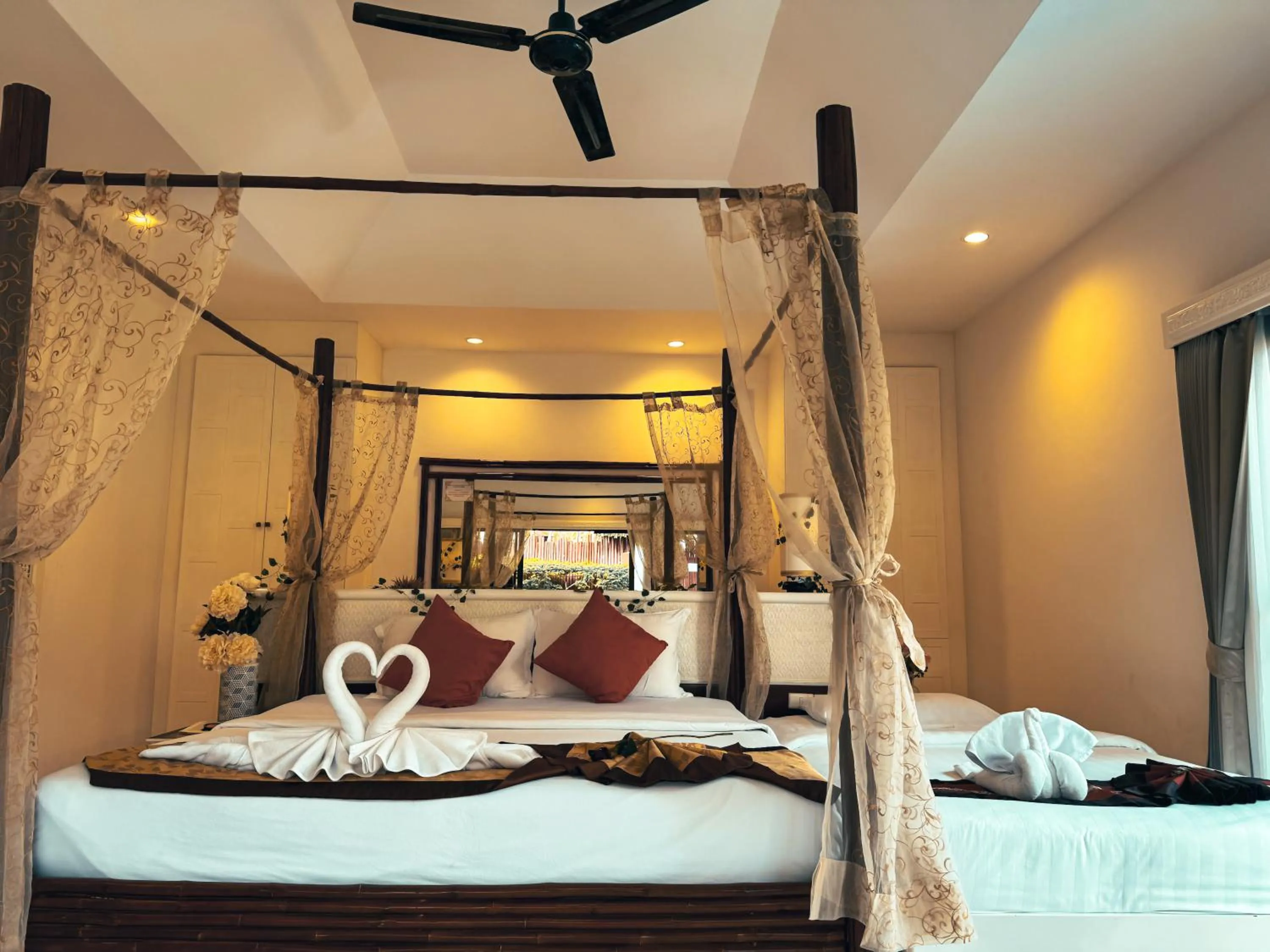 Bedroom, Bed in Villa Raya Resort Private Pool Villas