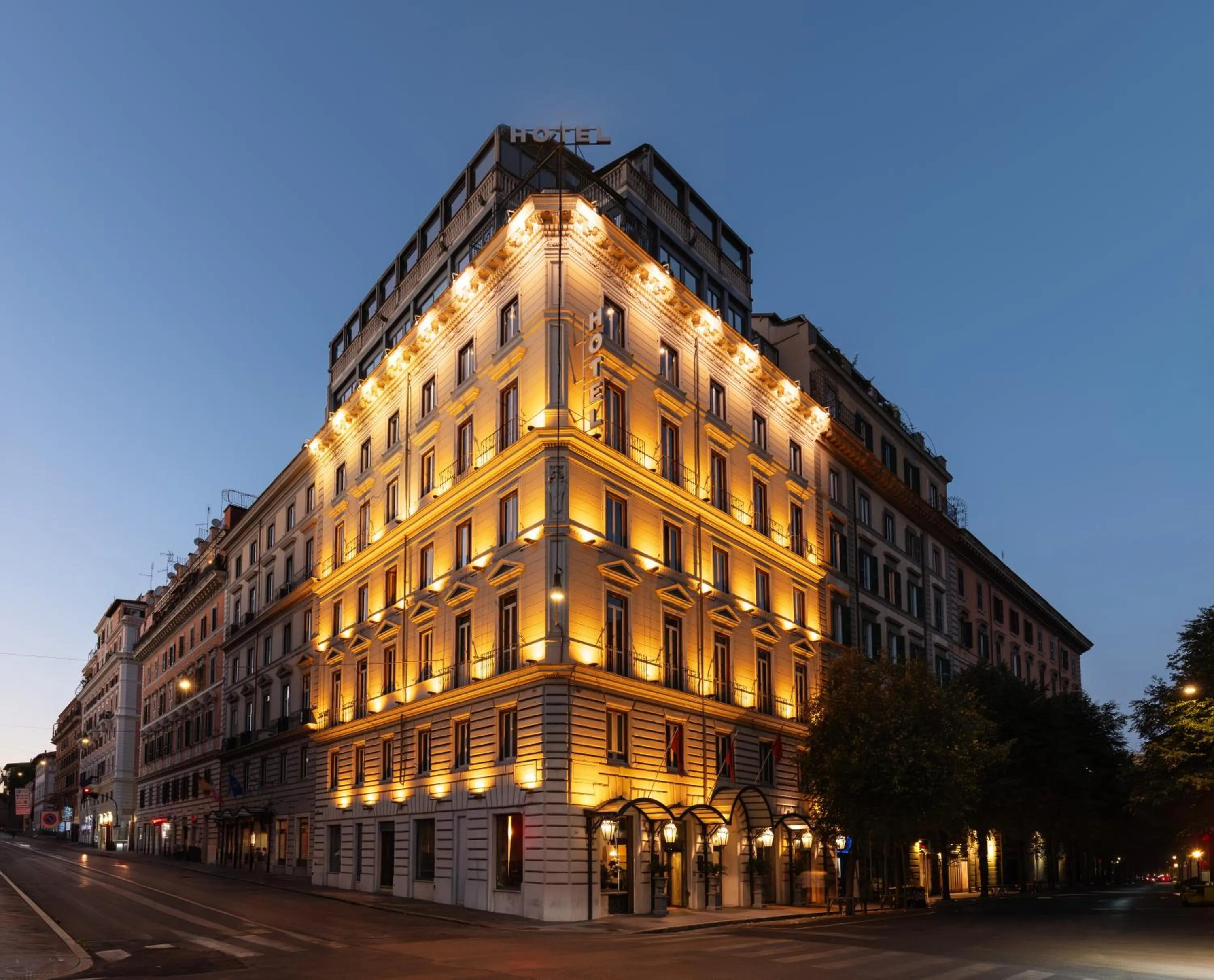 Property building in Romanico Palace Luxury Hotel & SPA