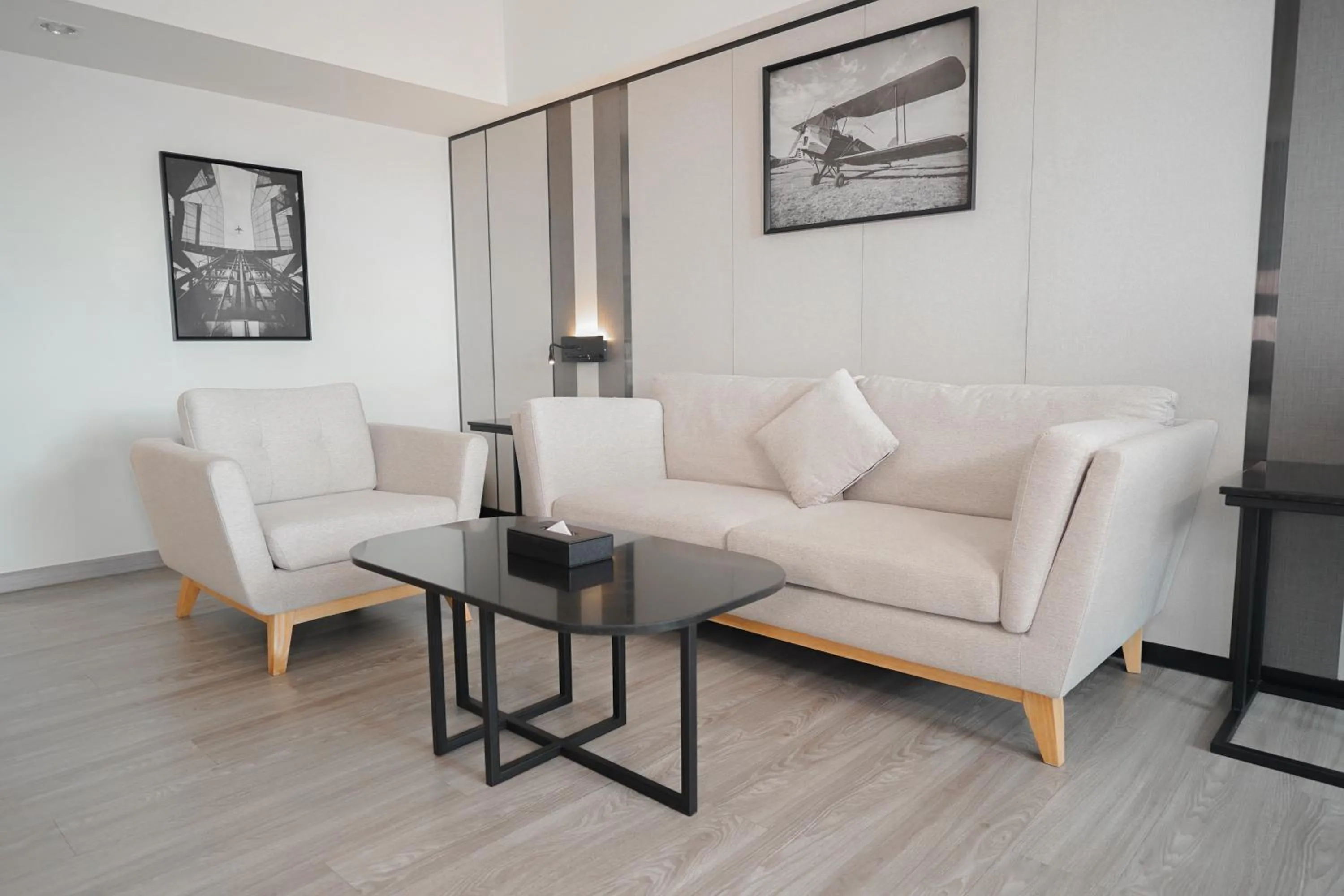 Living room in 12 The Residence Hotel at Don Mueang Airport