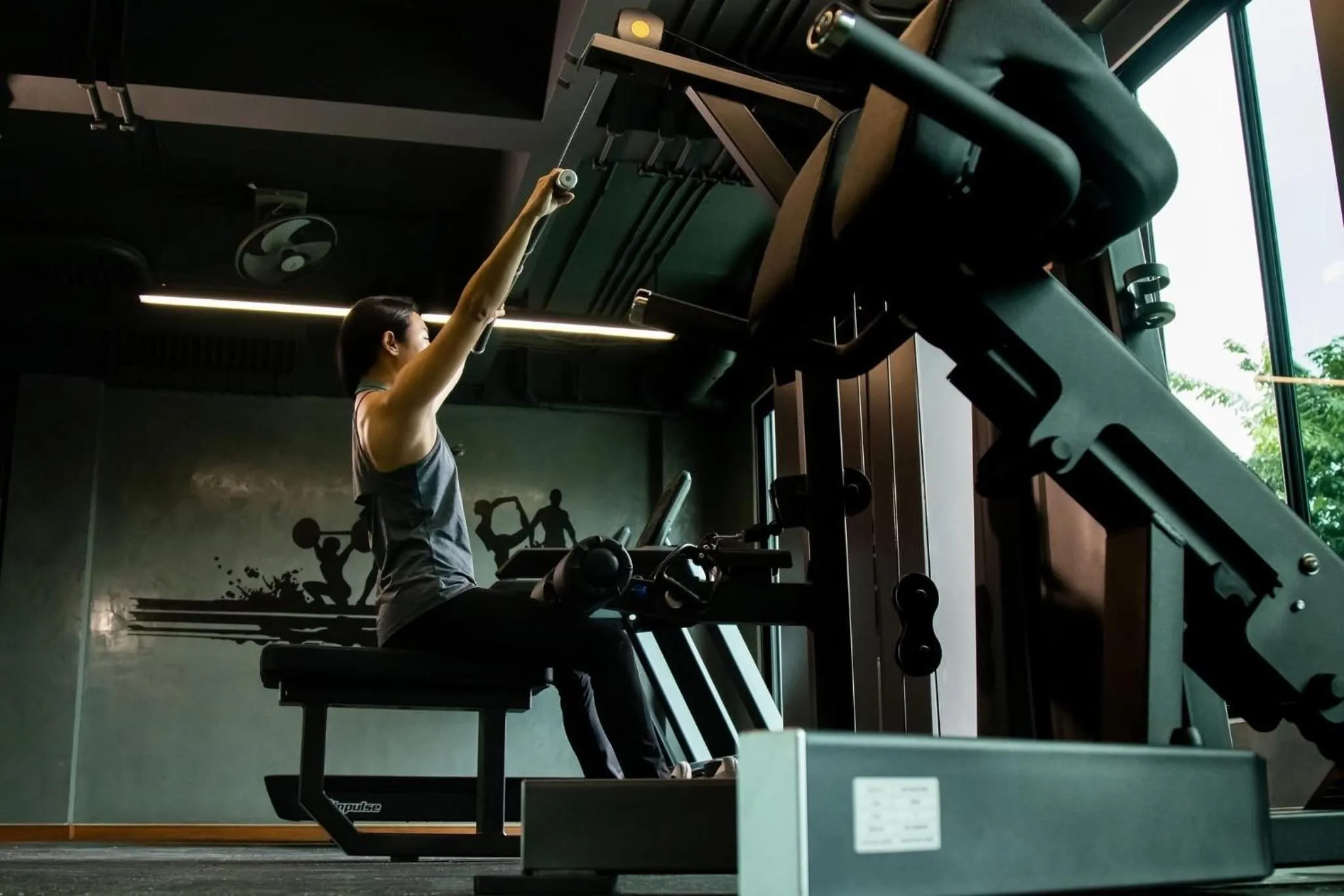 Fitness centre/facilities in 12 The Residence Hotel at Don Mueang Airport