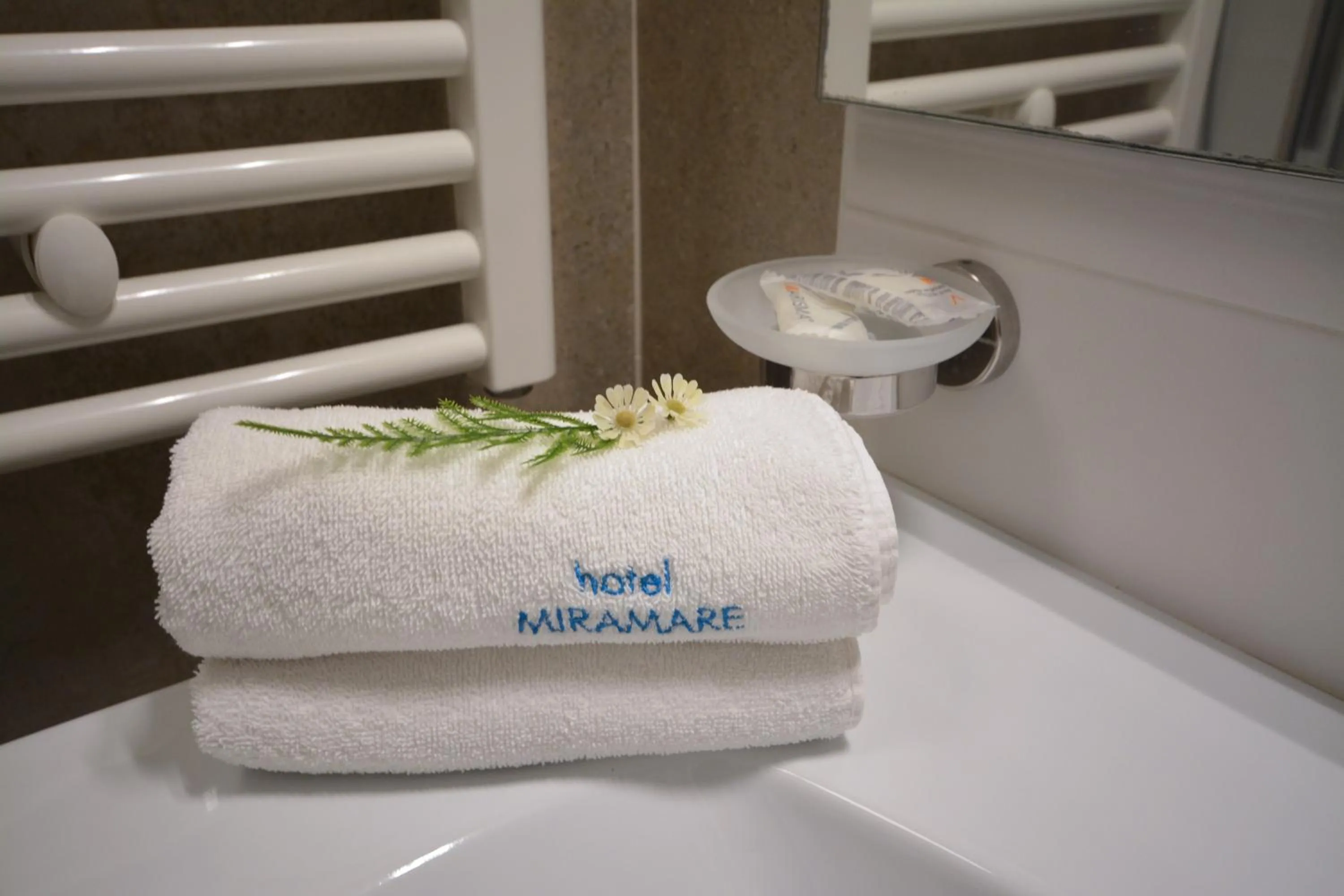 towels in Hotel Miramare