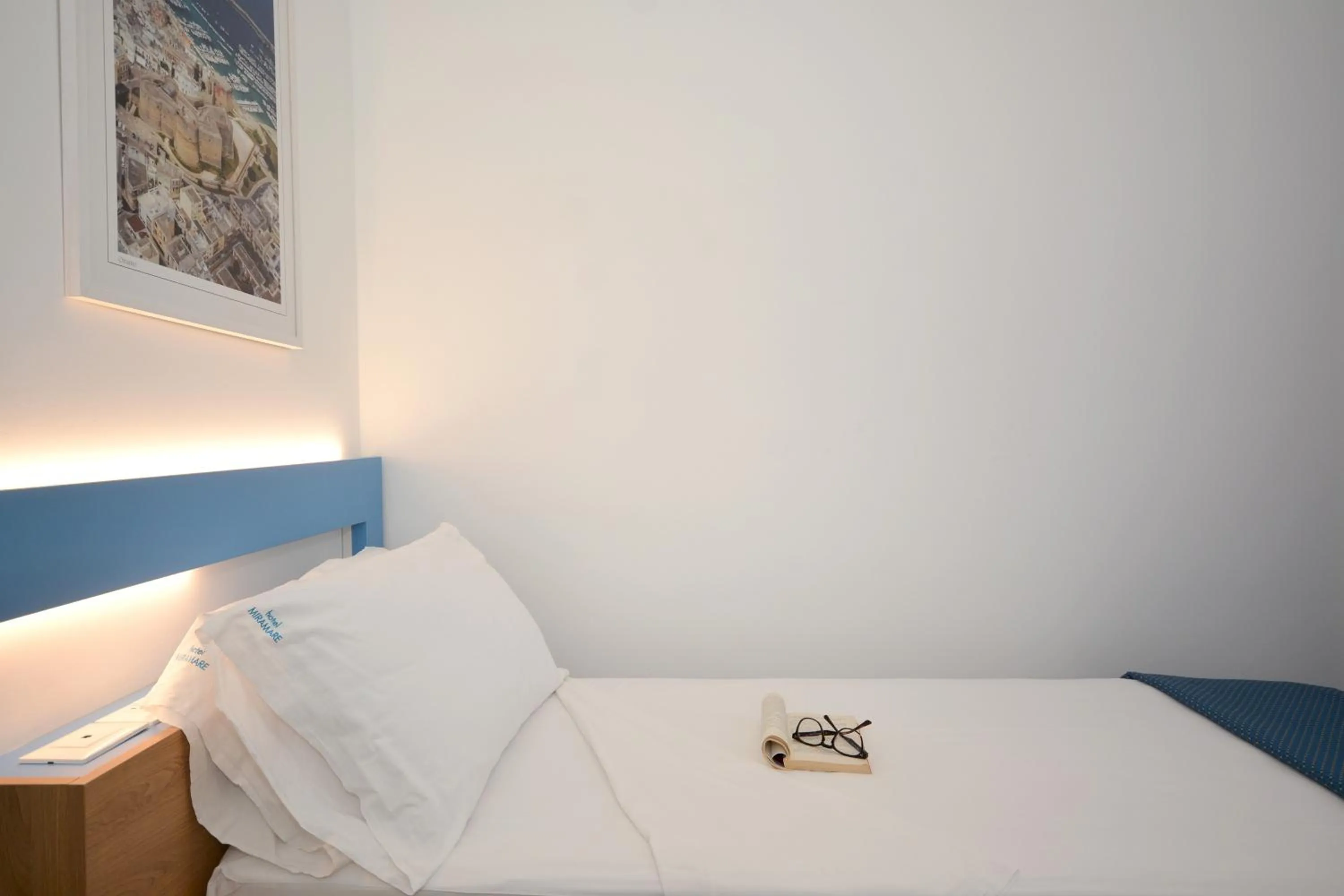 Bed in Hotel Miramare