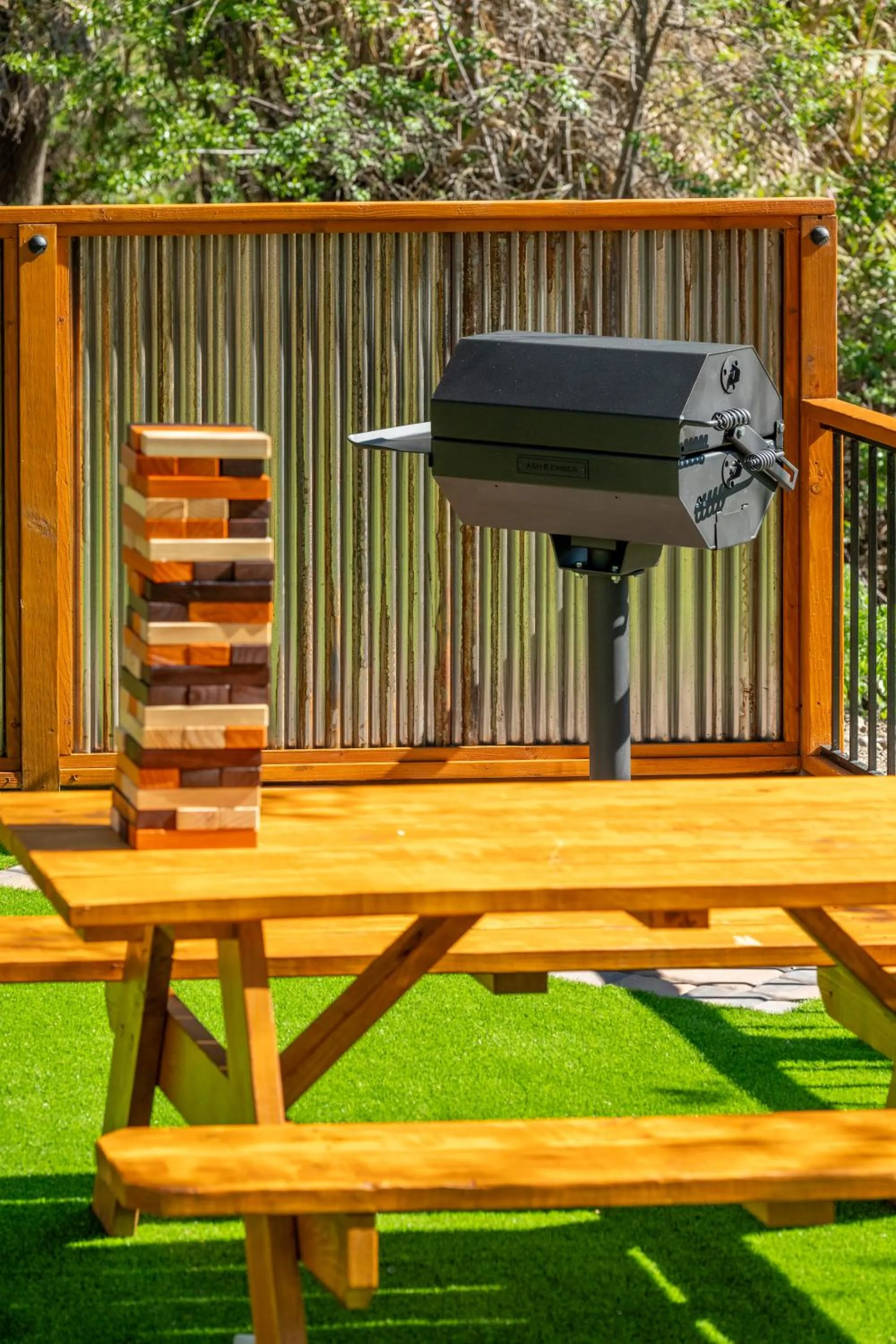 Patio in Casa de Fruta Cabins, Inn & RV Park