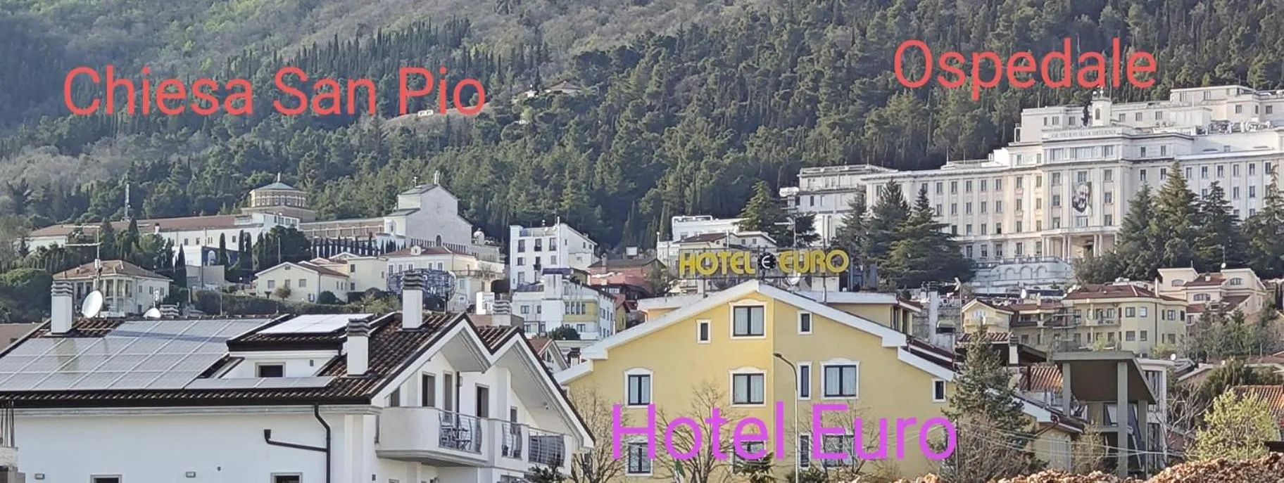 Property building in Hotel Euro