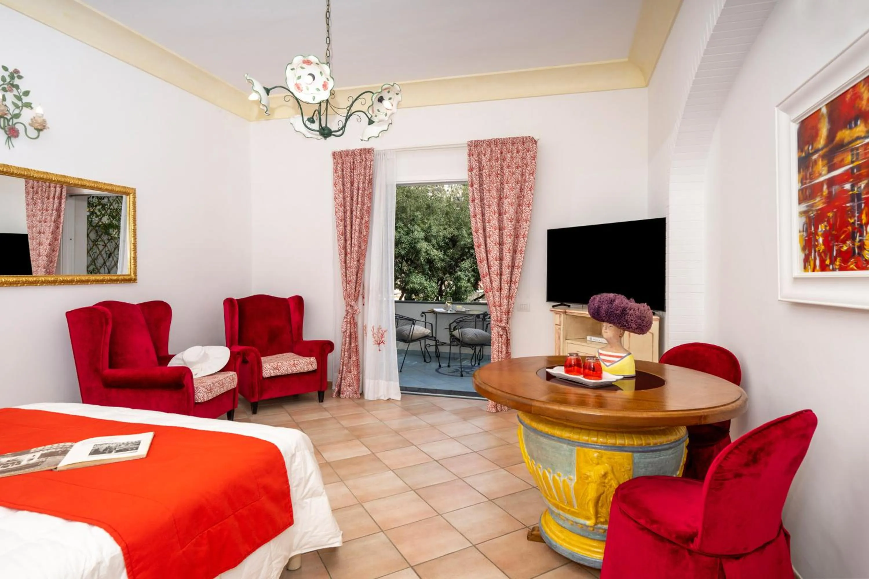 Seating area in Hotel Royal Prisco