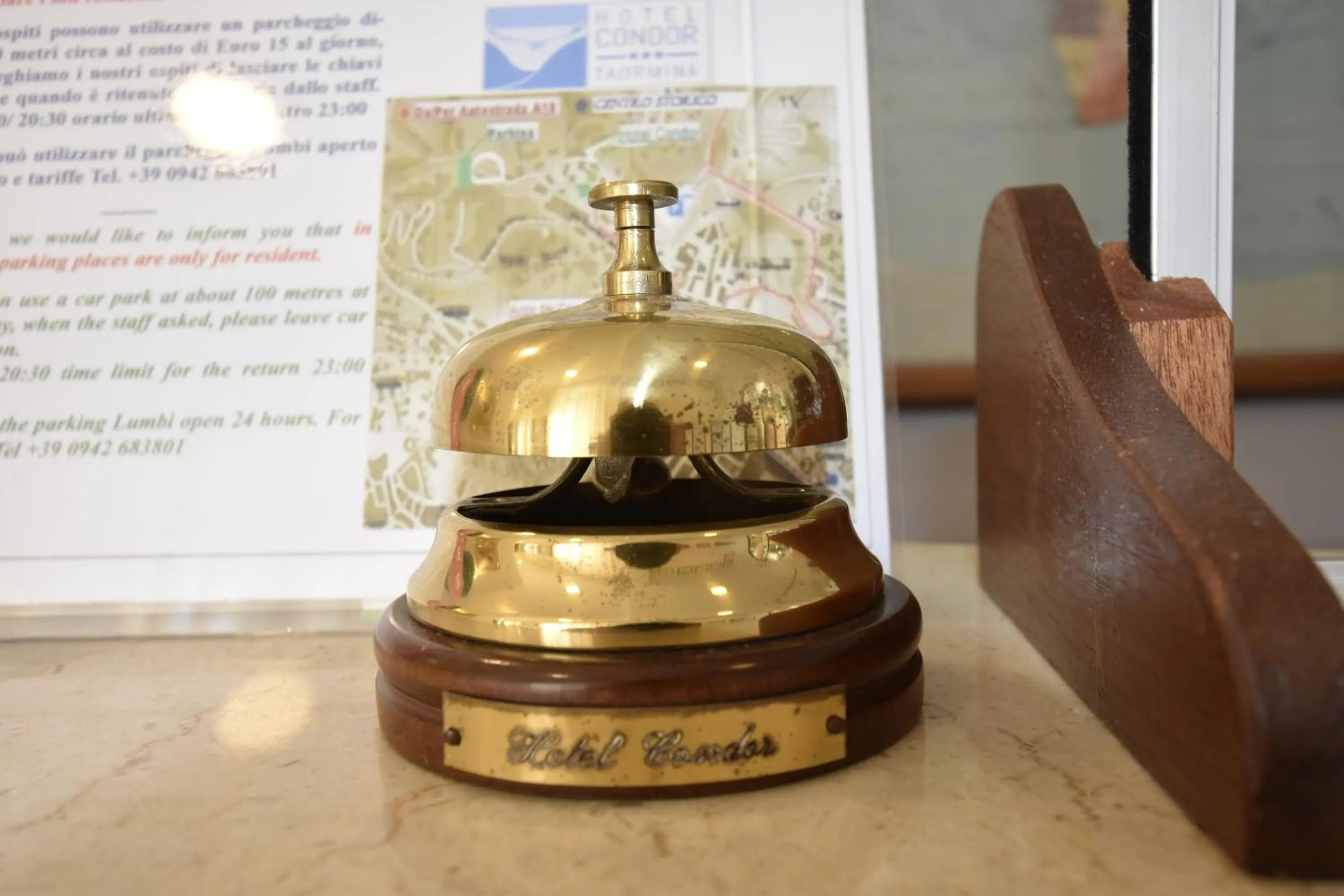 Decorative detail in Hotel Condor