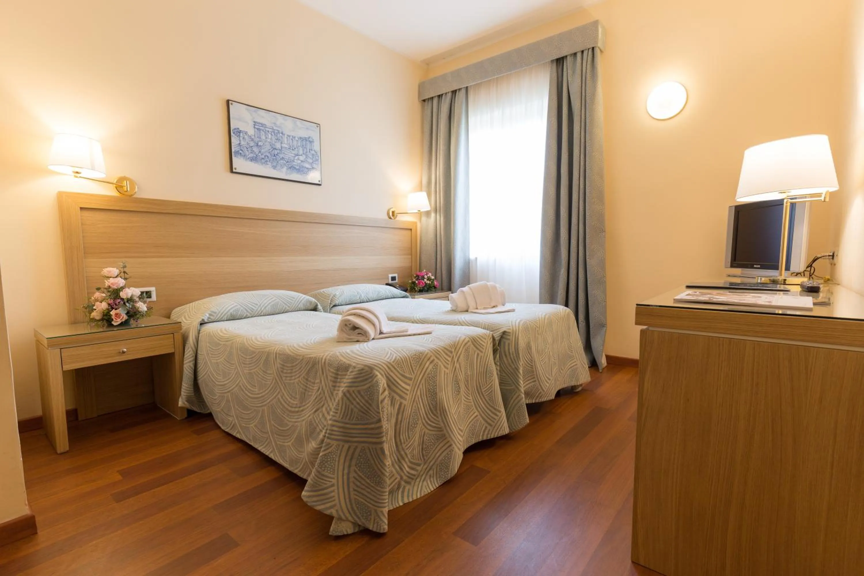 Bed in Hotel Villa Esperia