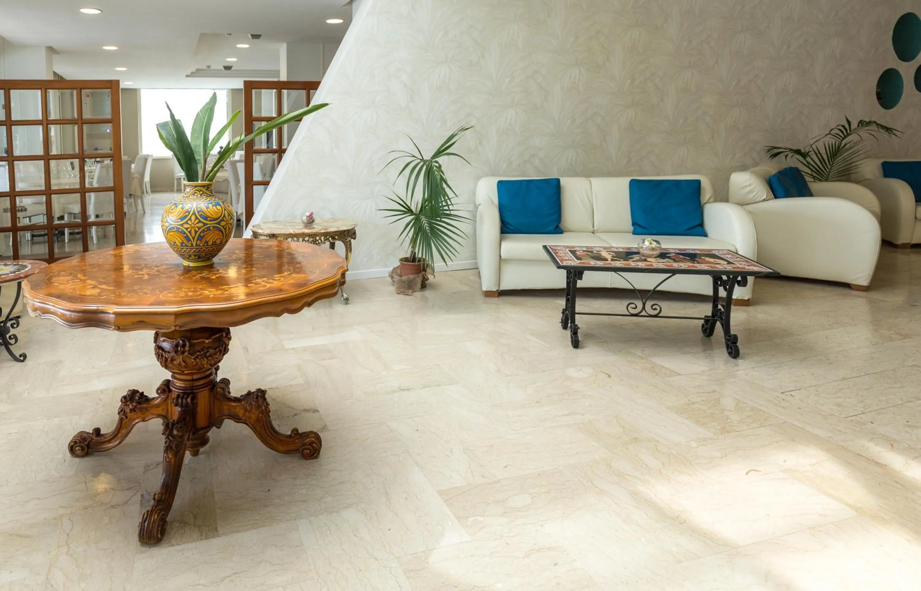 Lobby or reception in Hotel Villa Esperia