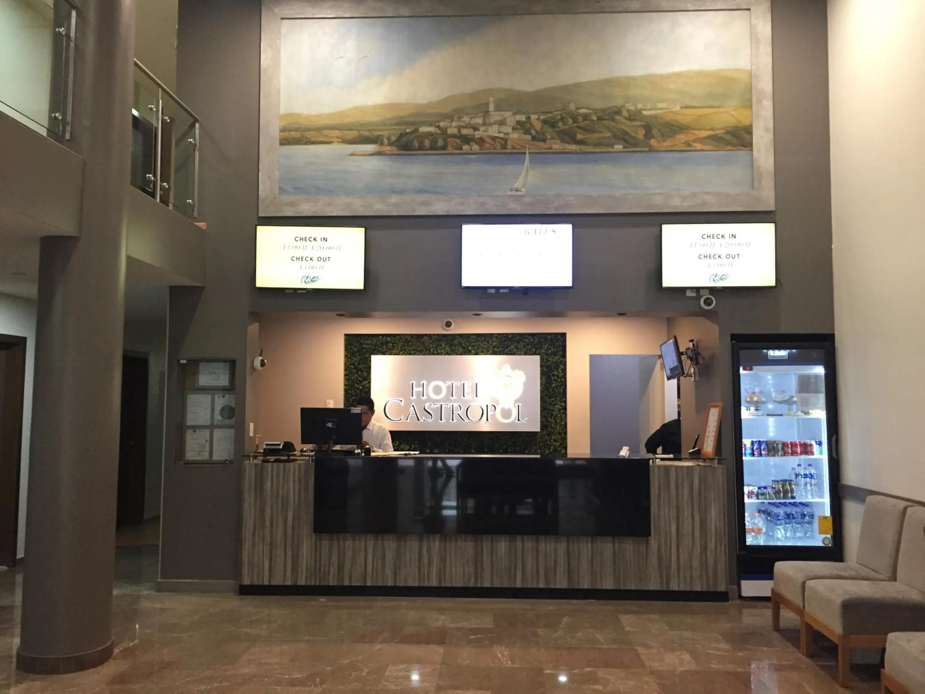 Lobby or reception in Hotel Castropol