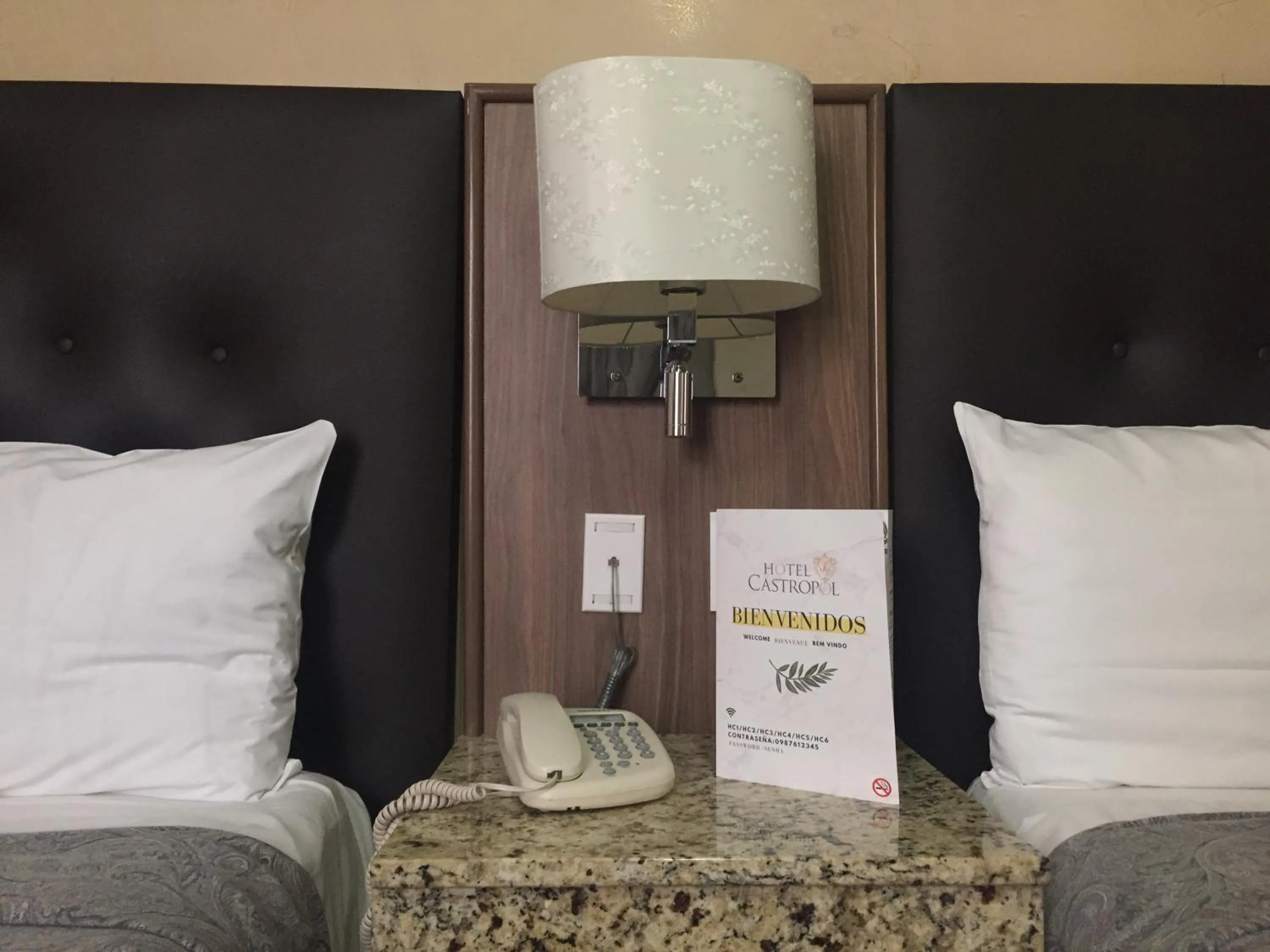 Bed in Hotel Castropol