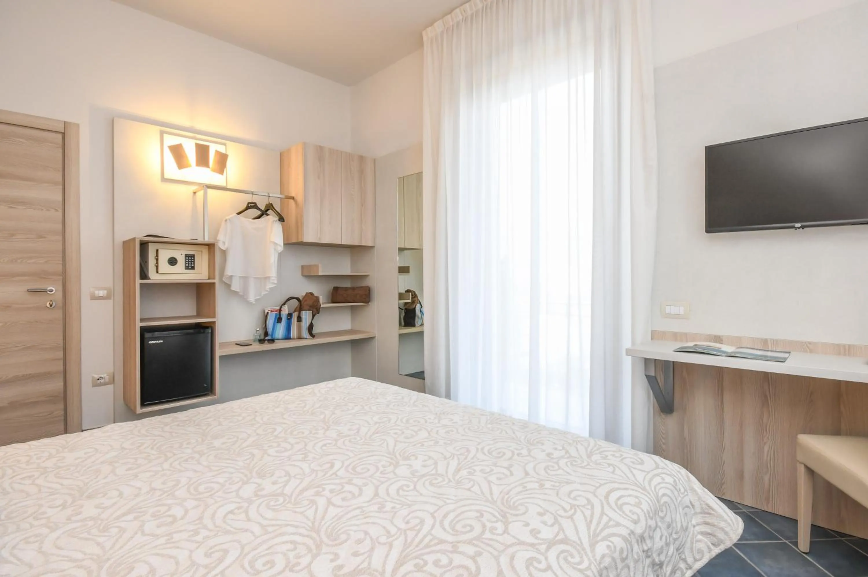 Bedroom, Bed in Hotel Riel