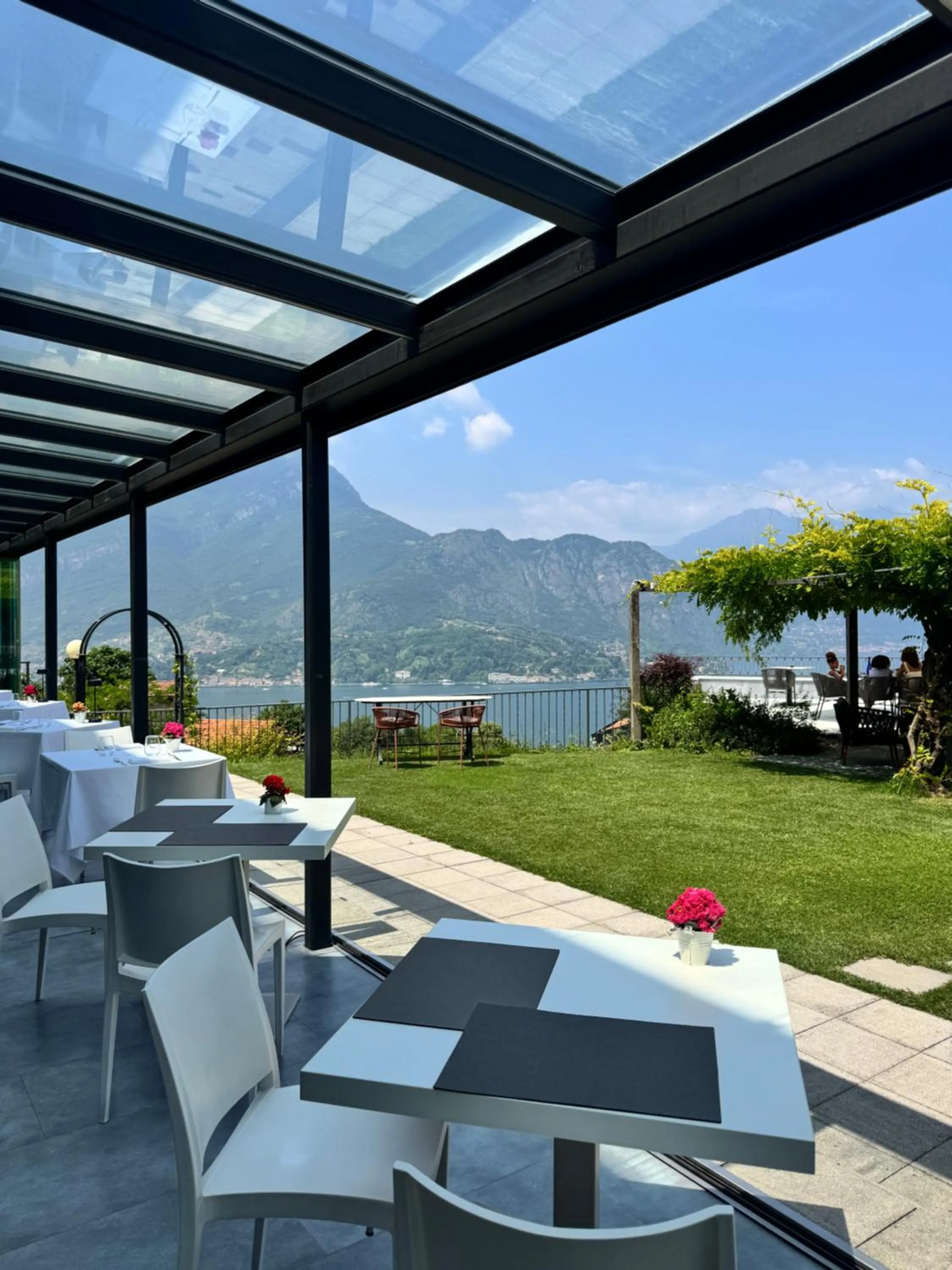 Patio in Hotel Il Perlo