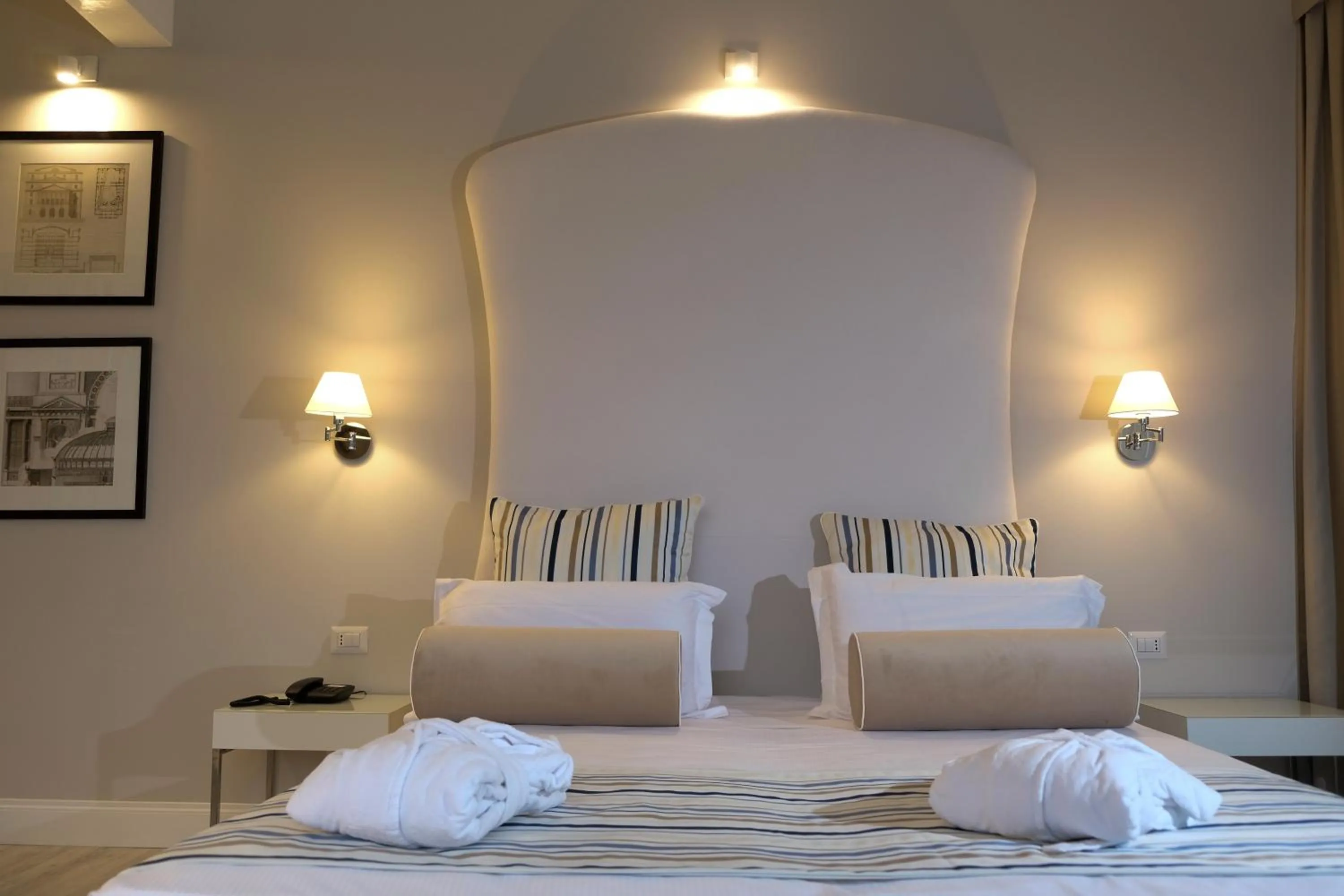 Bed in Hotel Oliveto