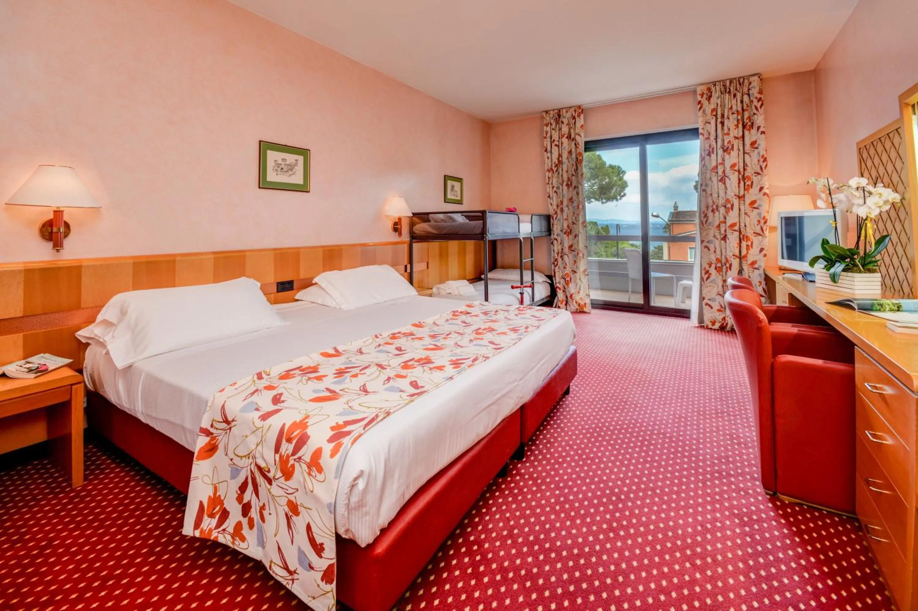 Bedroom, Bed in Hotel Oliveto