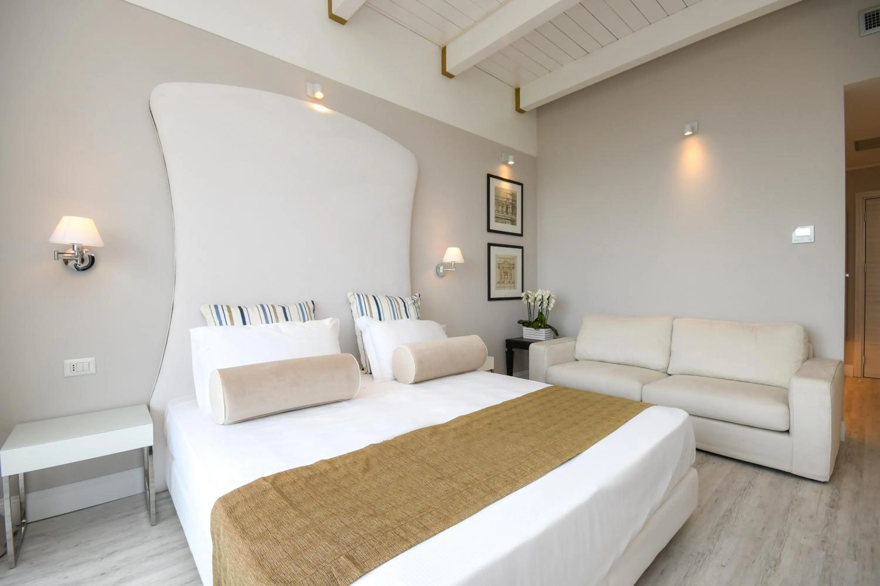 Bedroom, Bed in Hotel Oliveto