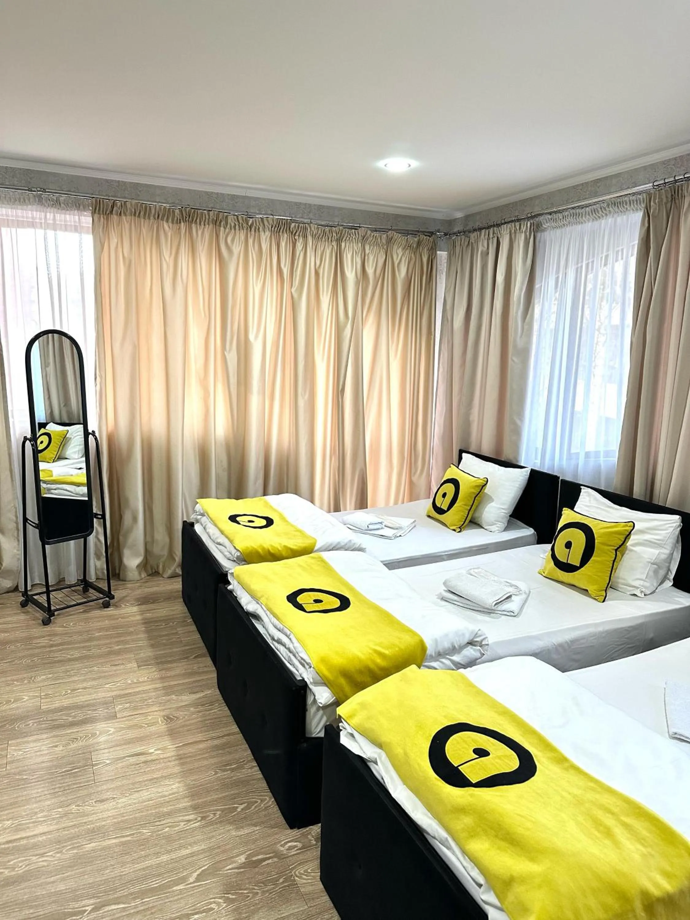 Bed in Hotel Aira Plaza