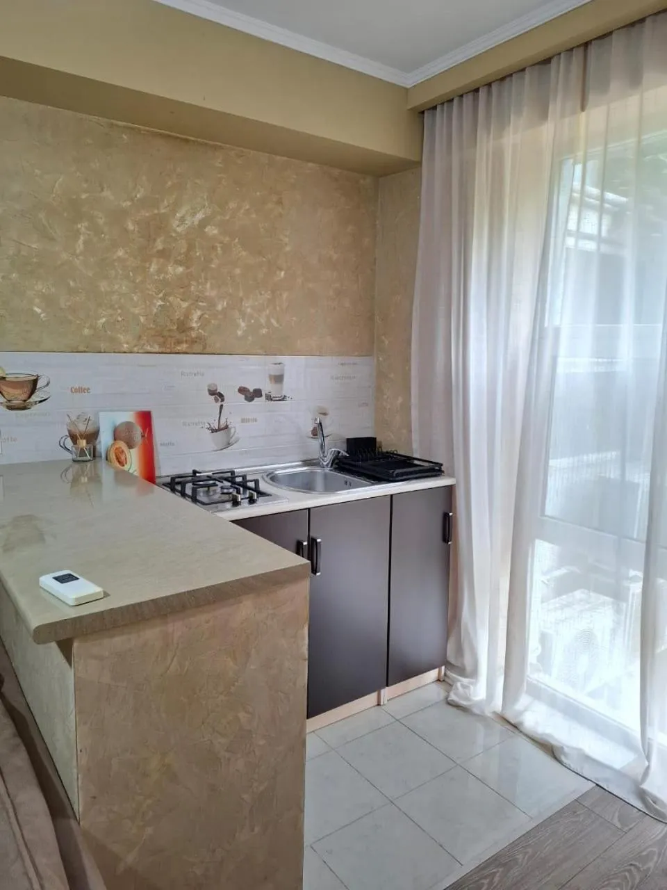 Kitchen or kitchenette in Hotel Aira Plaza