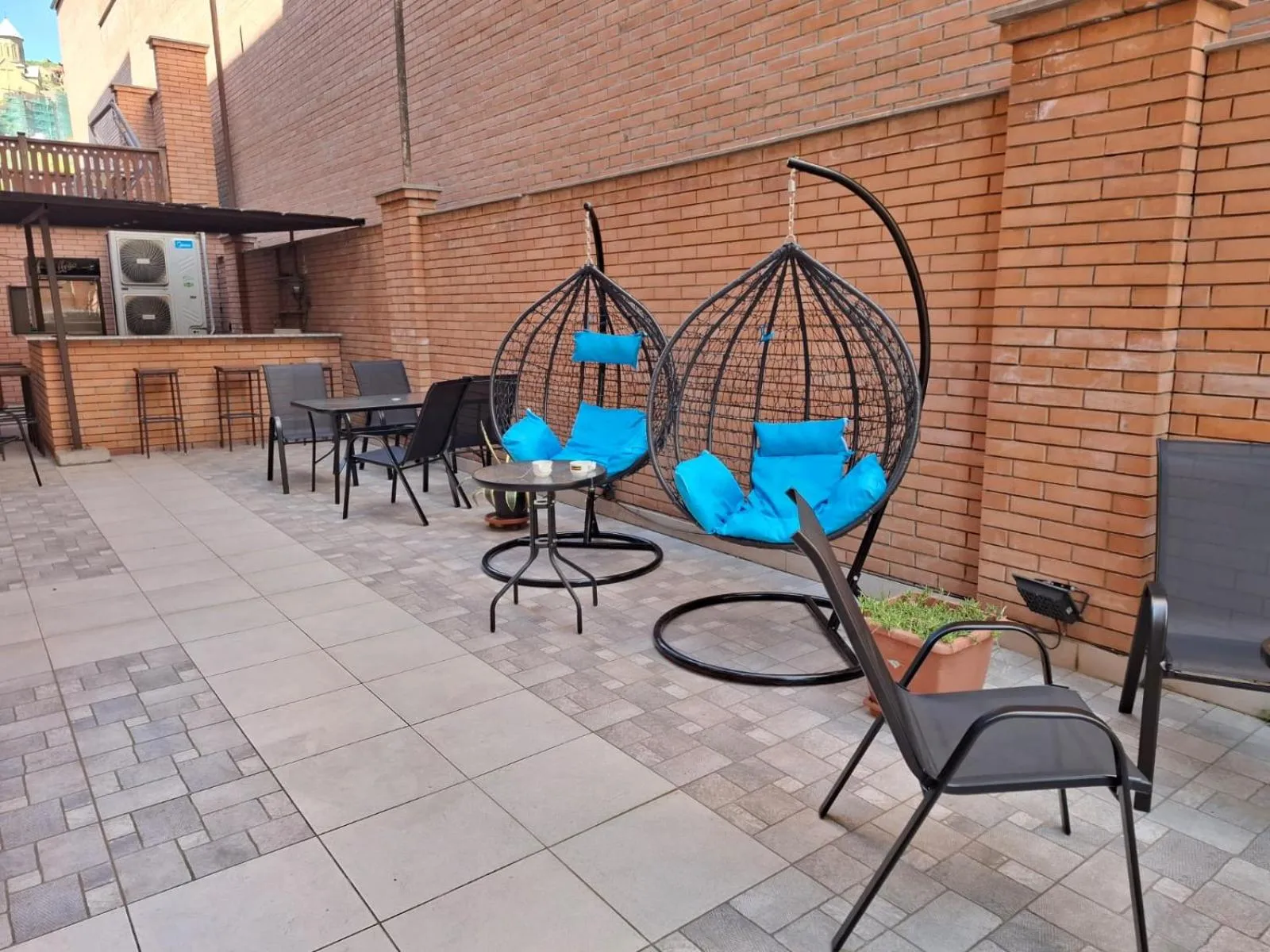 Patio in Hotel Aira Plaza