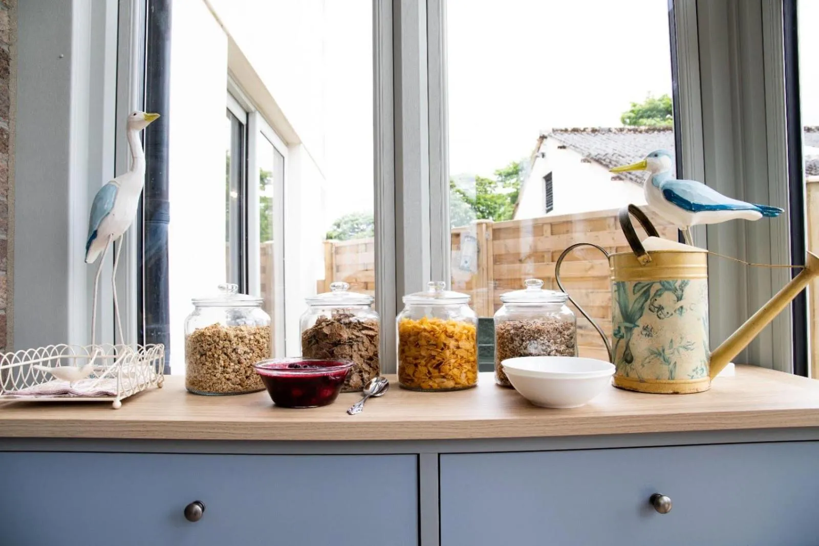 Buffet breakfast in Tresithick Vean Bed and Breakfast