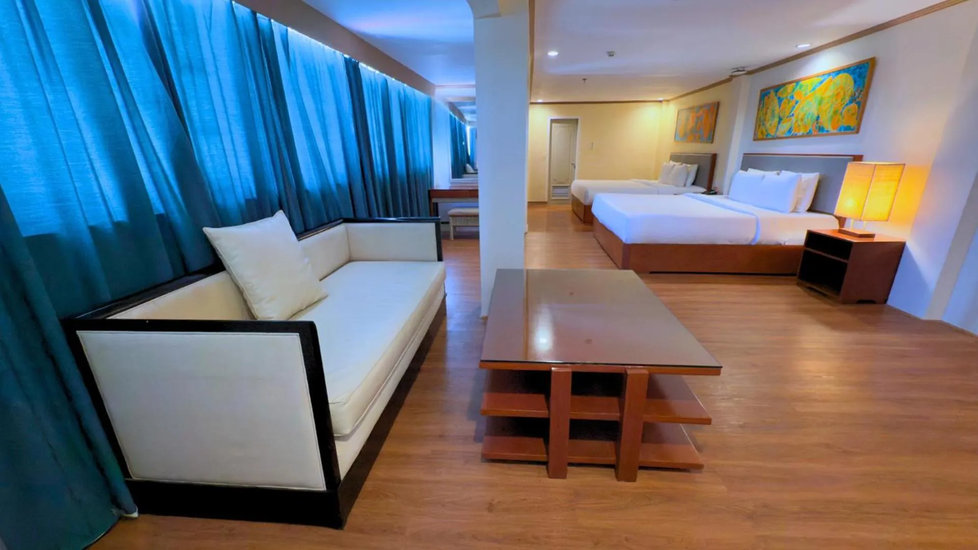 Photo of the whole room, Bed in Whiterock Beach Hotel and Waterpark