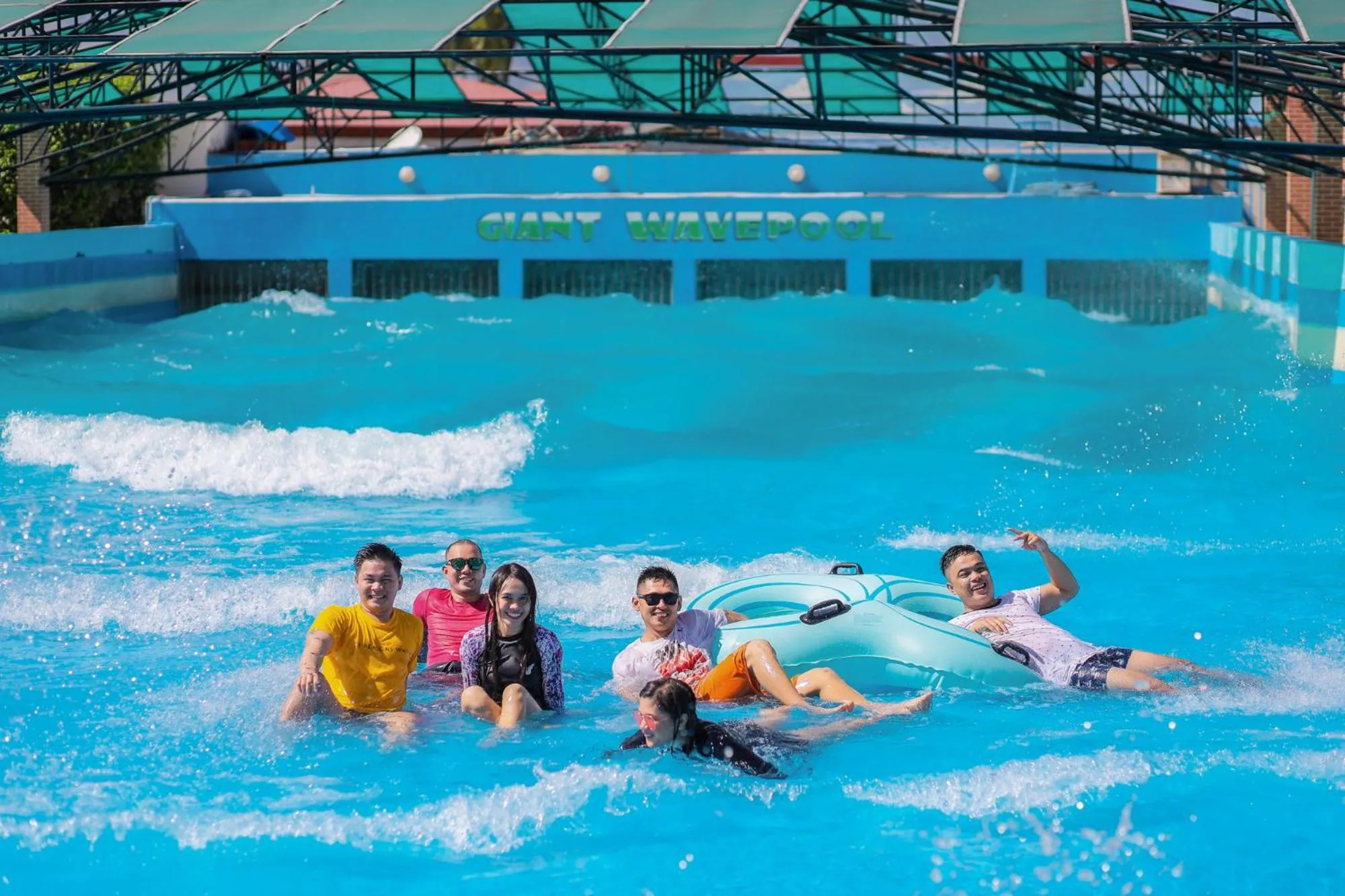 Aqua park in Whiterock Beach Hotel and Waterpark