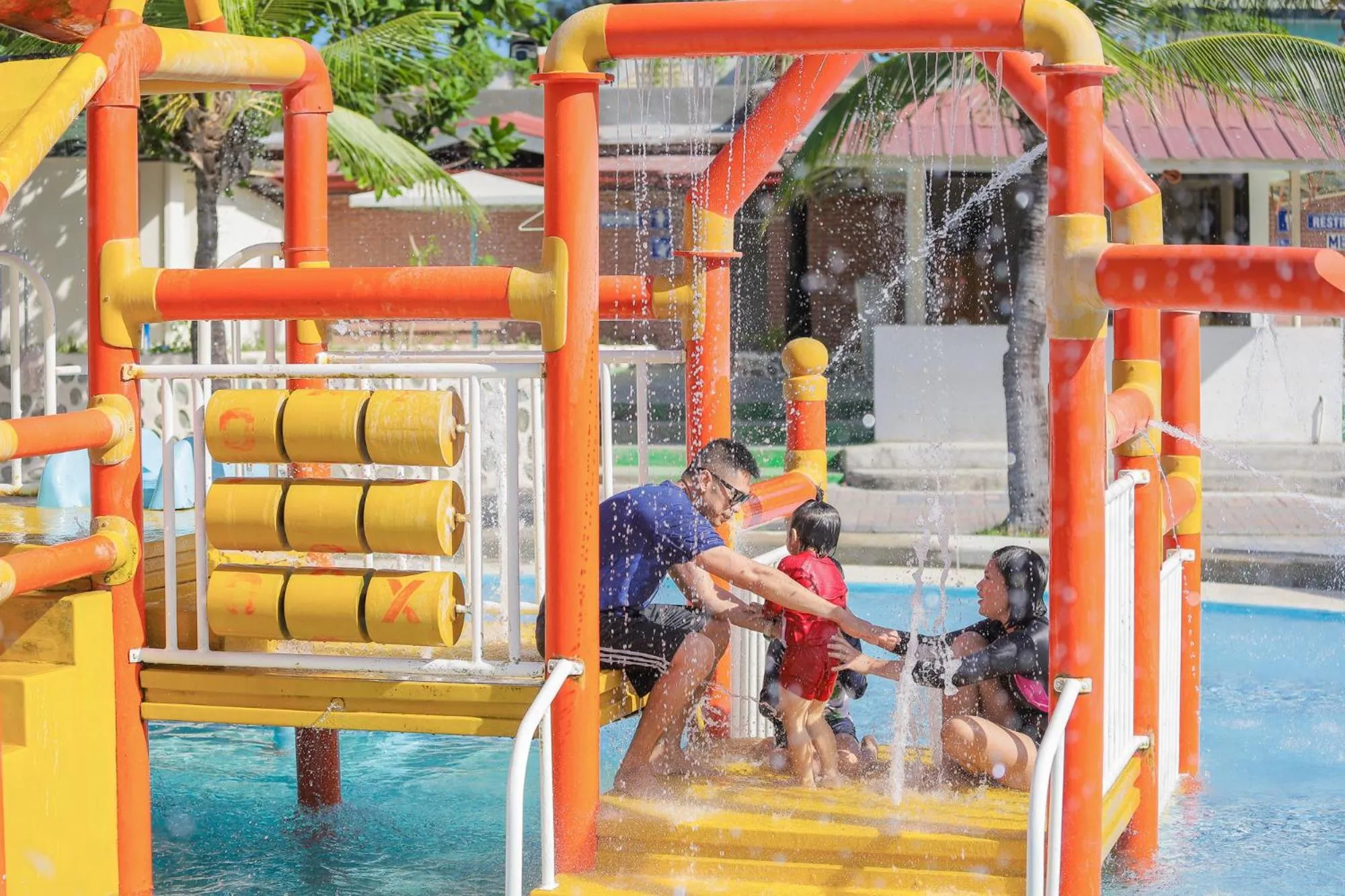 Pool view in Whiterock Beach Hotel and Waterpark