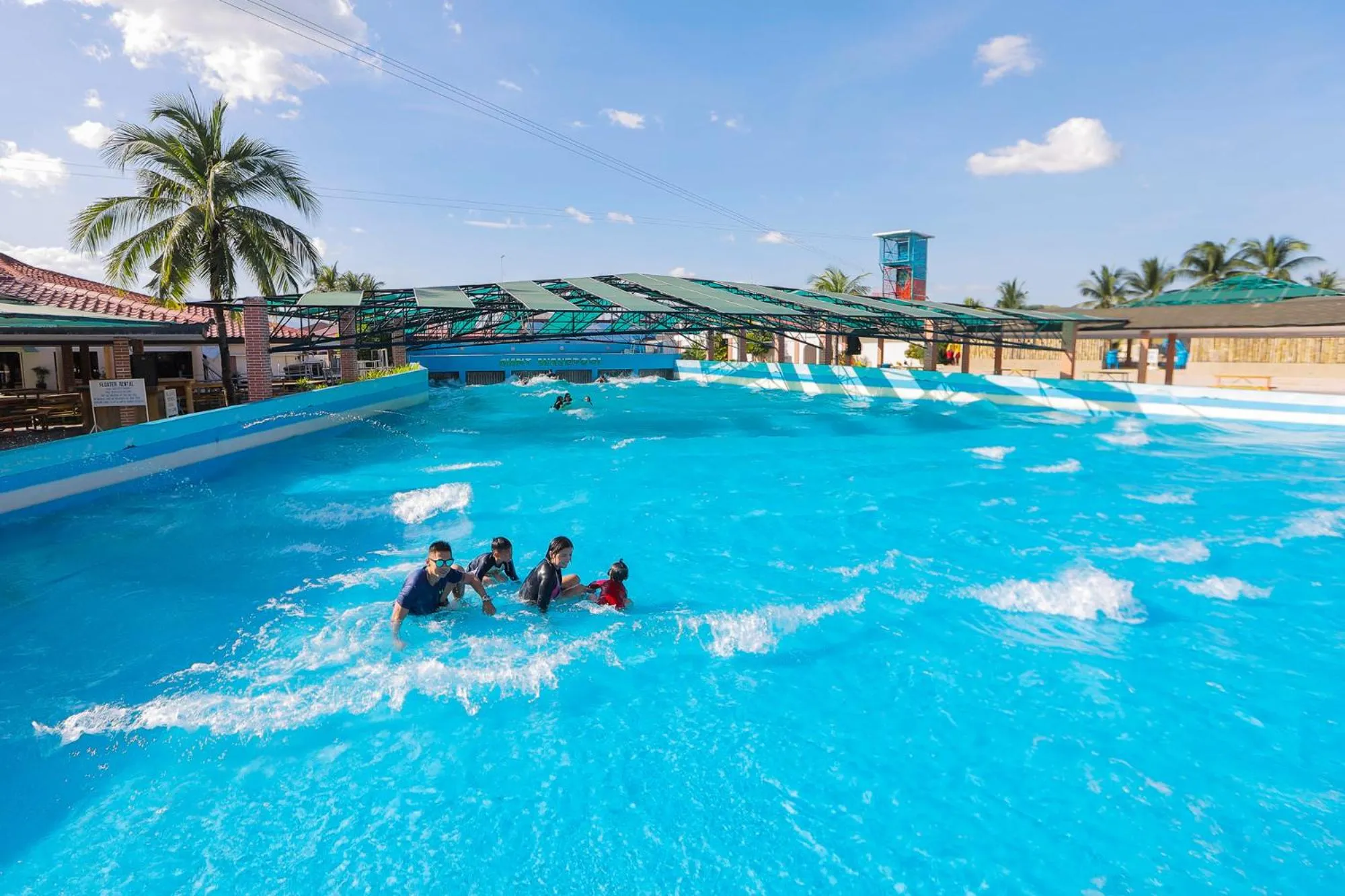 Pool view in Whiterock Beach Hotel and Waterpark