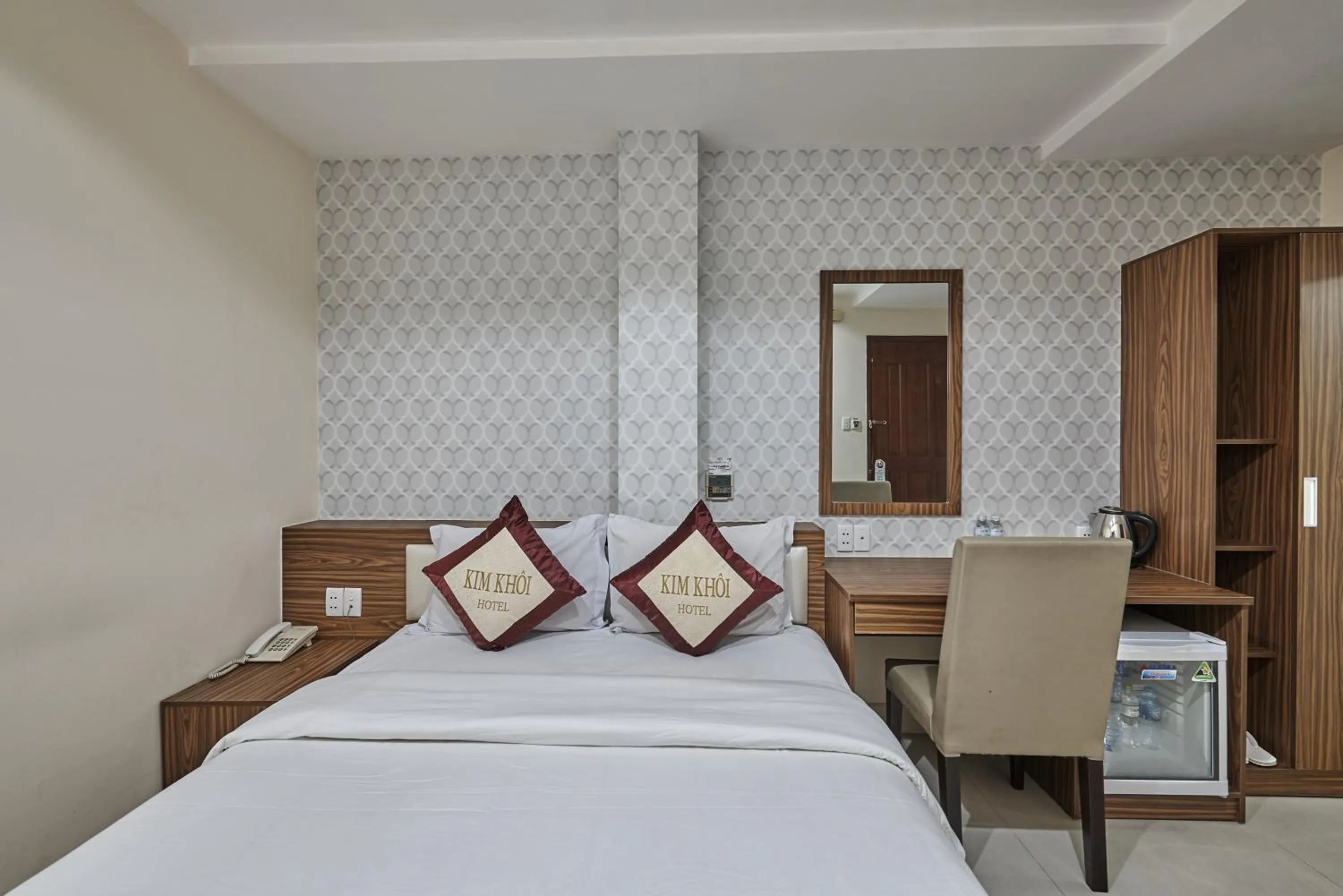 Bed in Kim Khoi Hotel