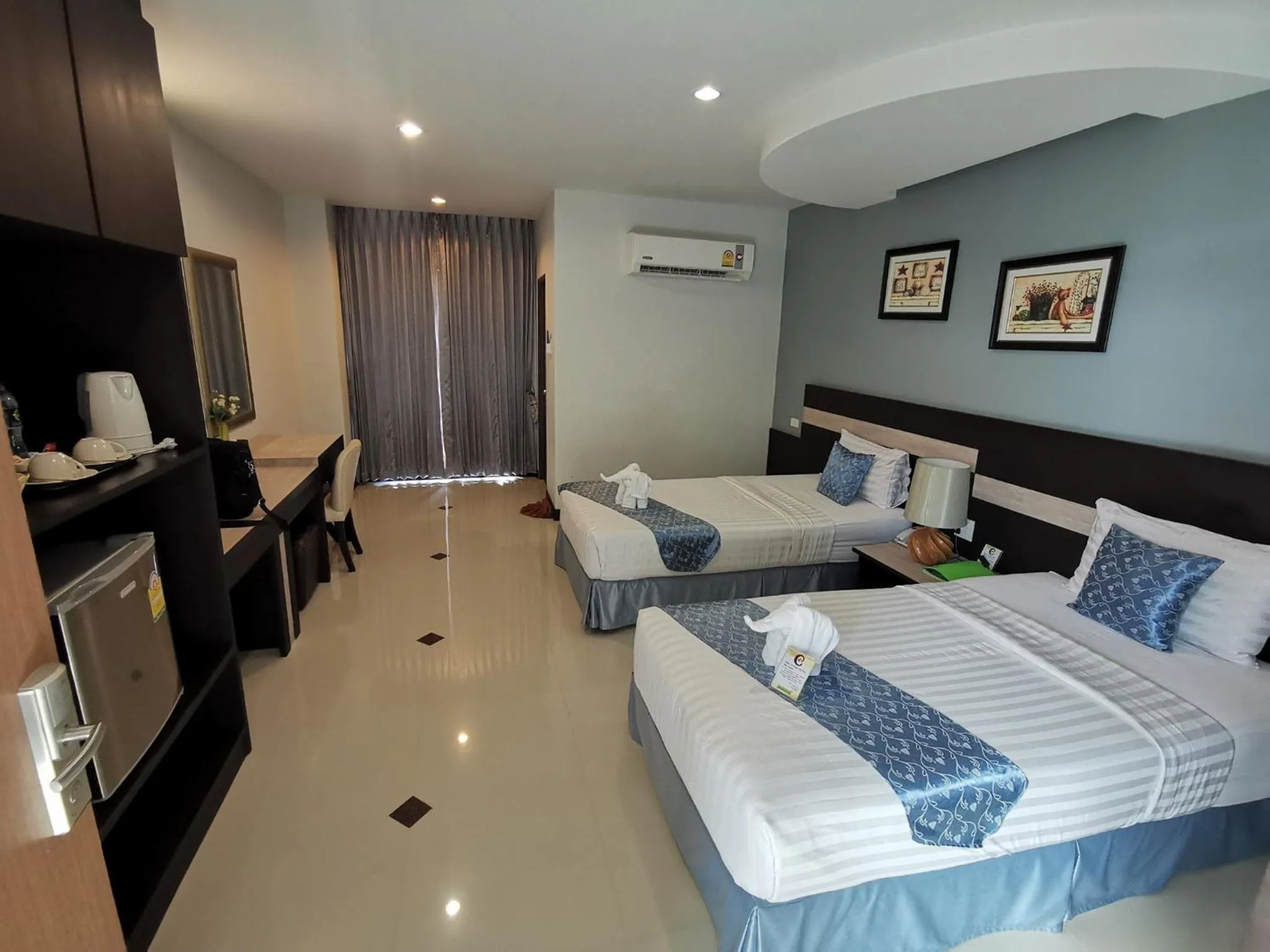 Bed in The Centris Hotel Phatthalung