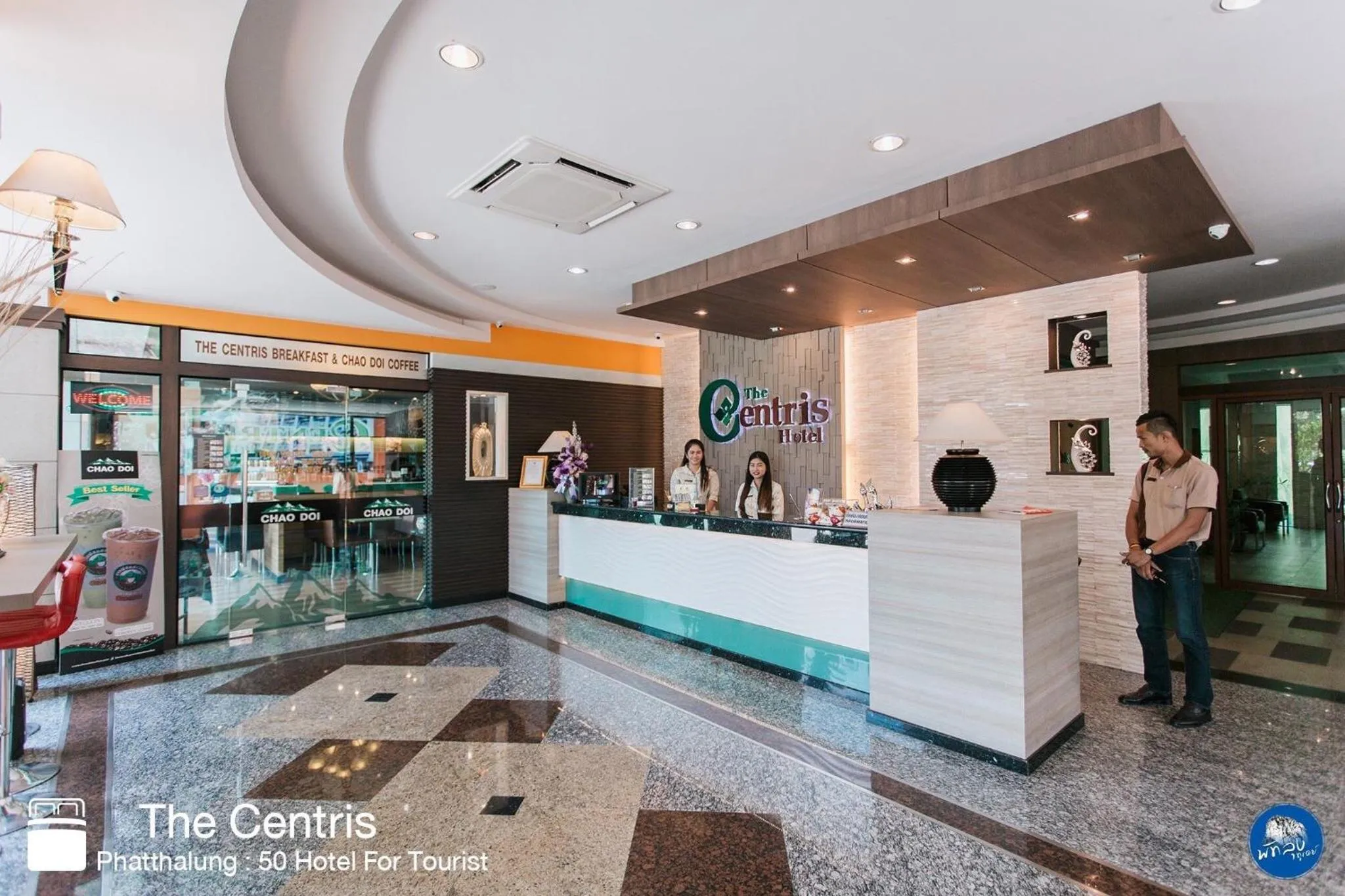 Lobby or reception in The Centris Hotel Phatthalung
