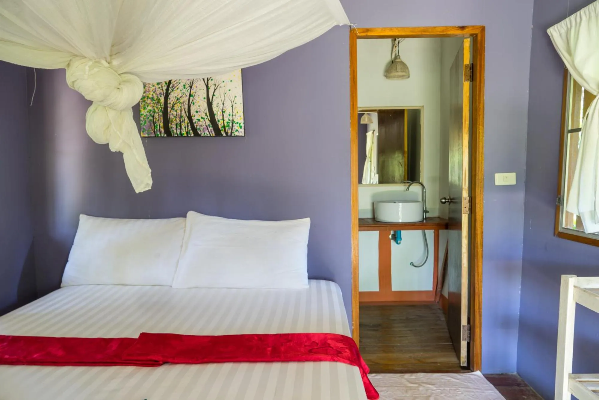 Bed in Rabbit Bungalow