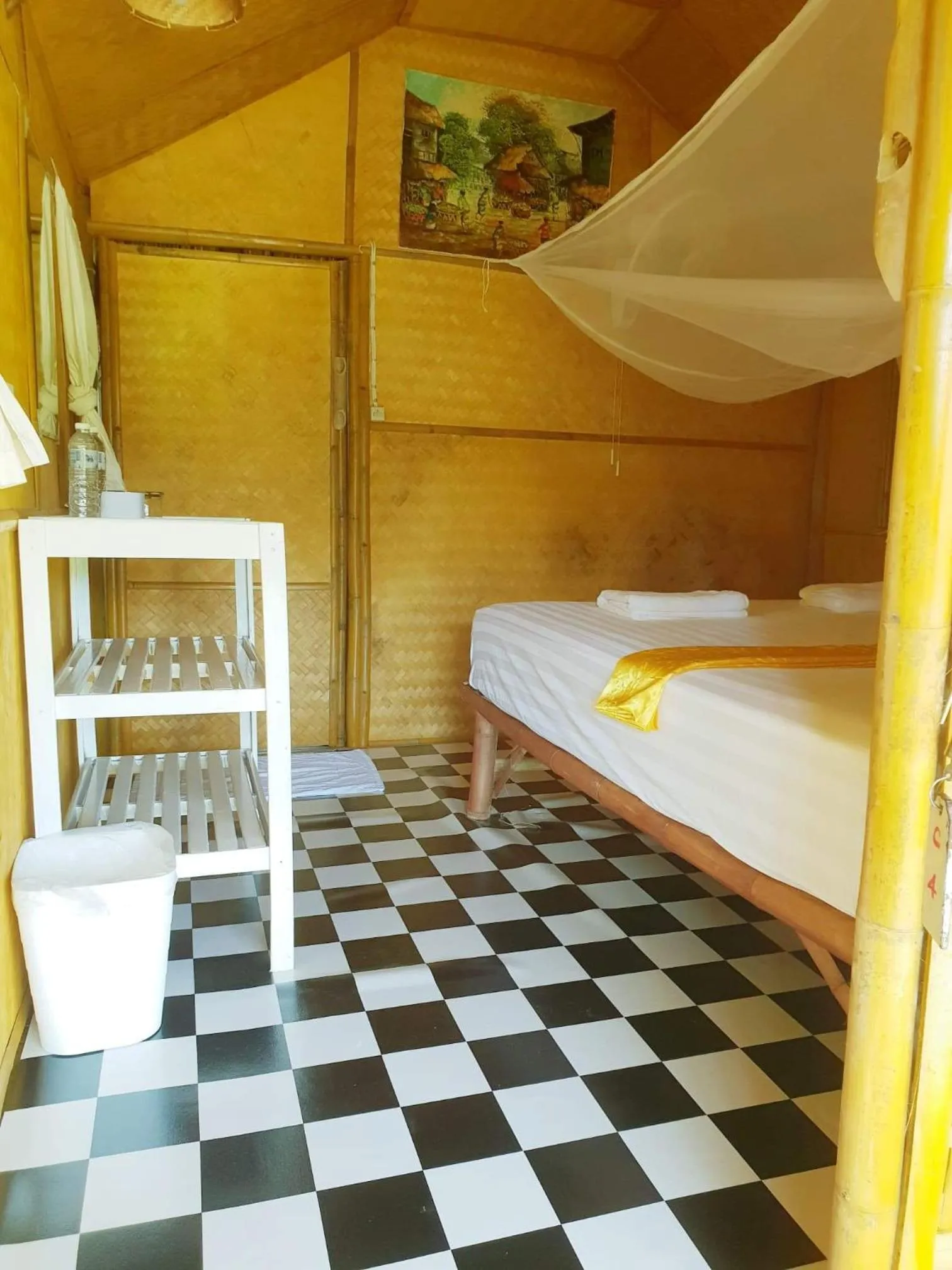 Bed in Rabbit Bungalow